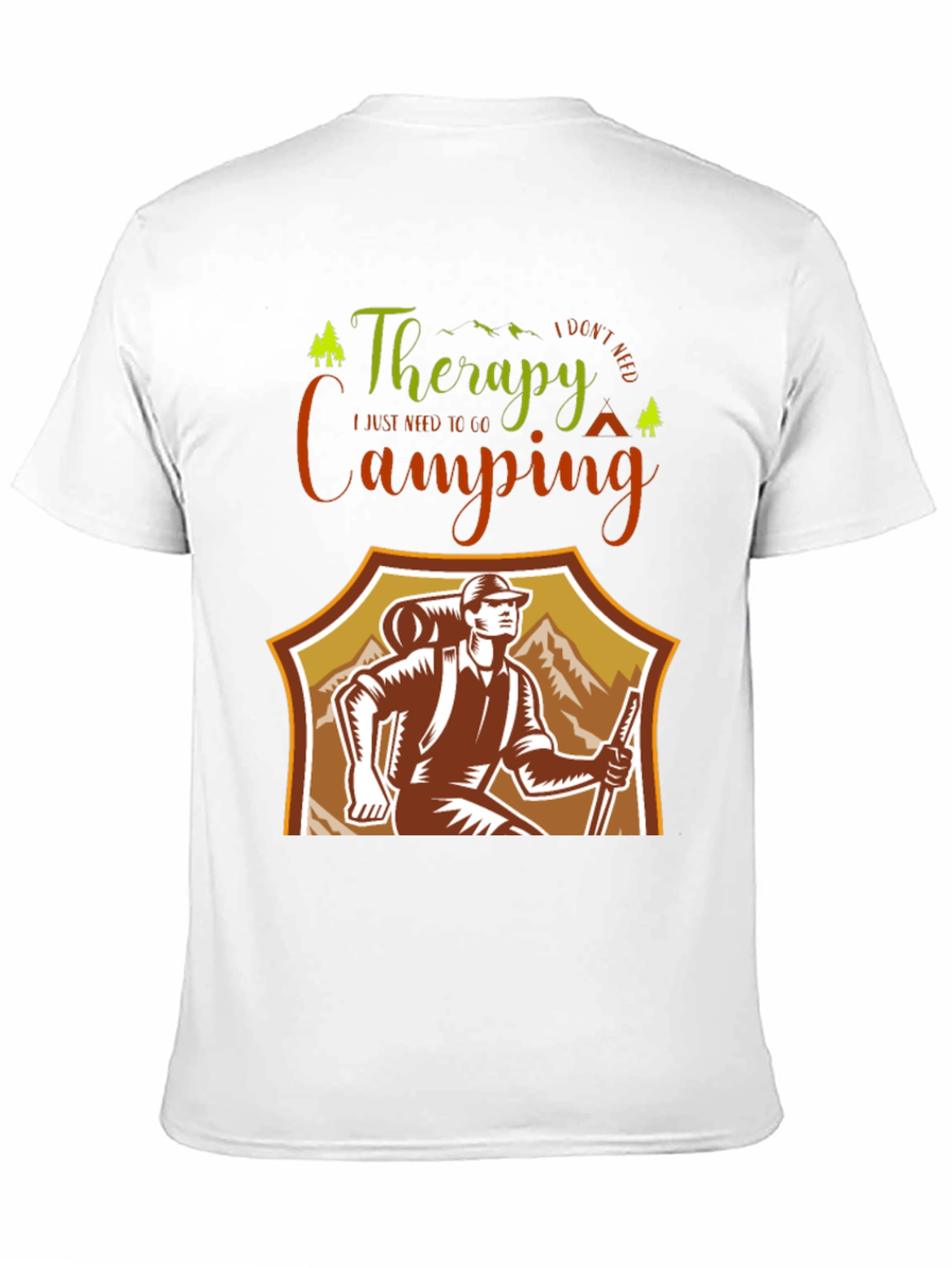 Camping Therapy T-Shirt: Outdoor Adventure Tee