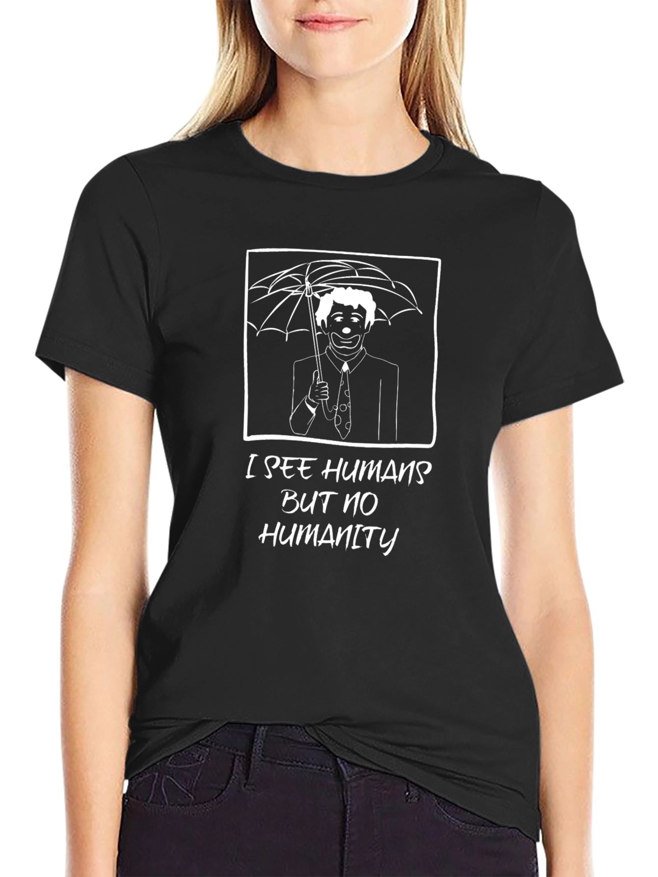 I See Humans Funny Graphic T-Shirt