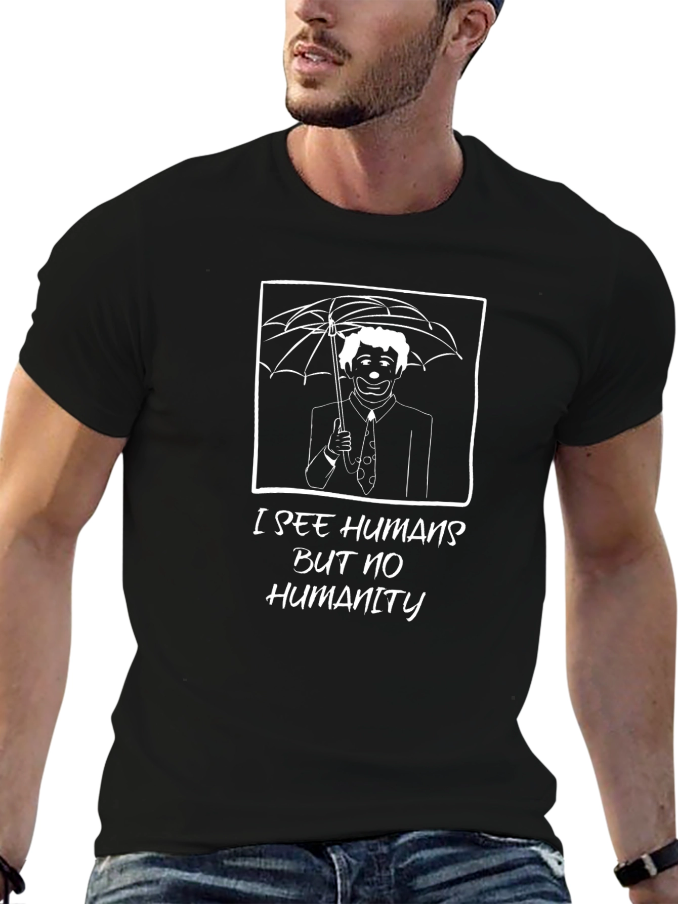 I See Humans Funny Graphic T-Shirt