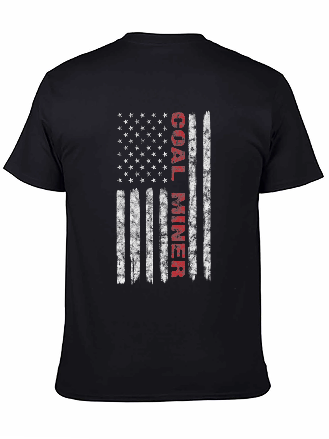 Coal Miner Flag Graphic Tee - Patriotic T-Shirt