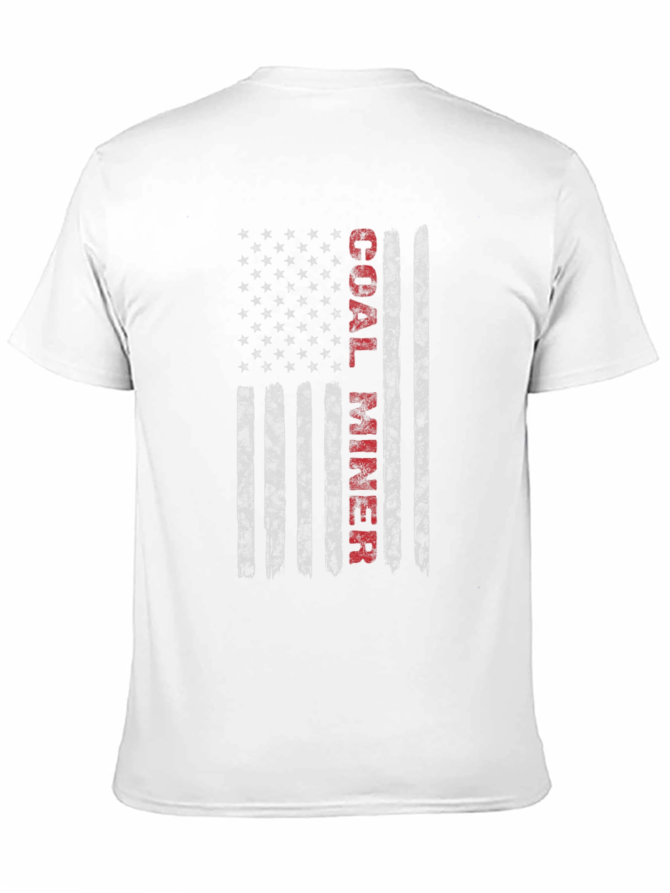 Coal Miner Flag Graphic Tee - Patriotic T-Shirt