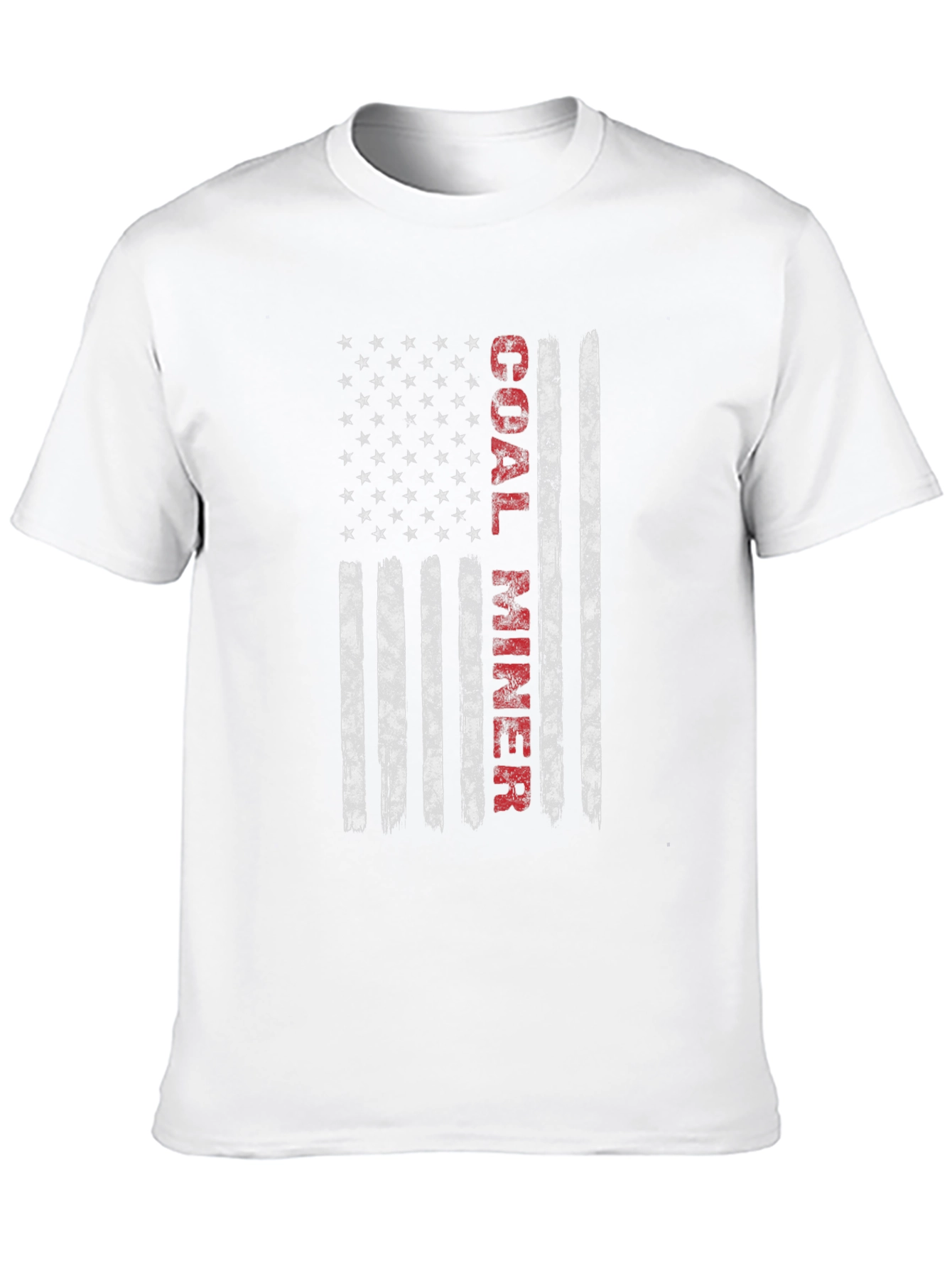 Coal Miner Flag Graphic Tee - Patriotic T-Shirt