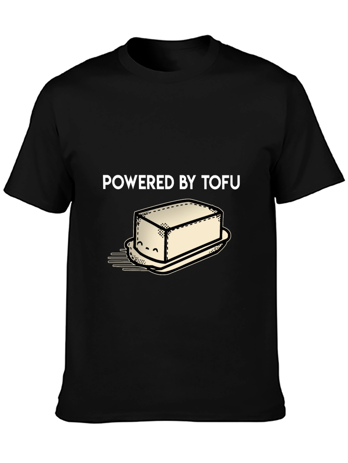 Powered By Tofu Graphic Tee Vegan Shirt
