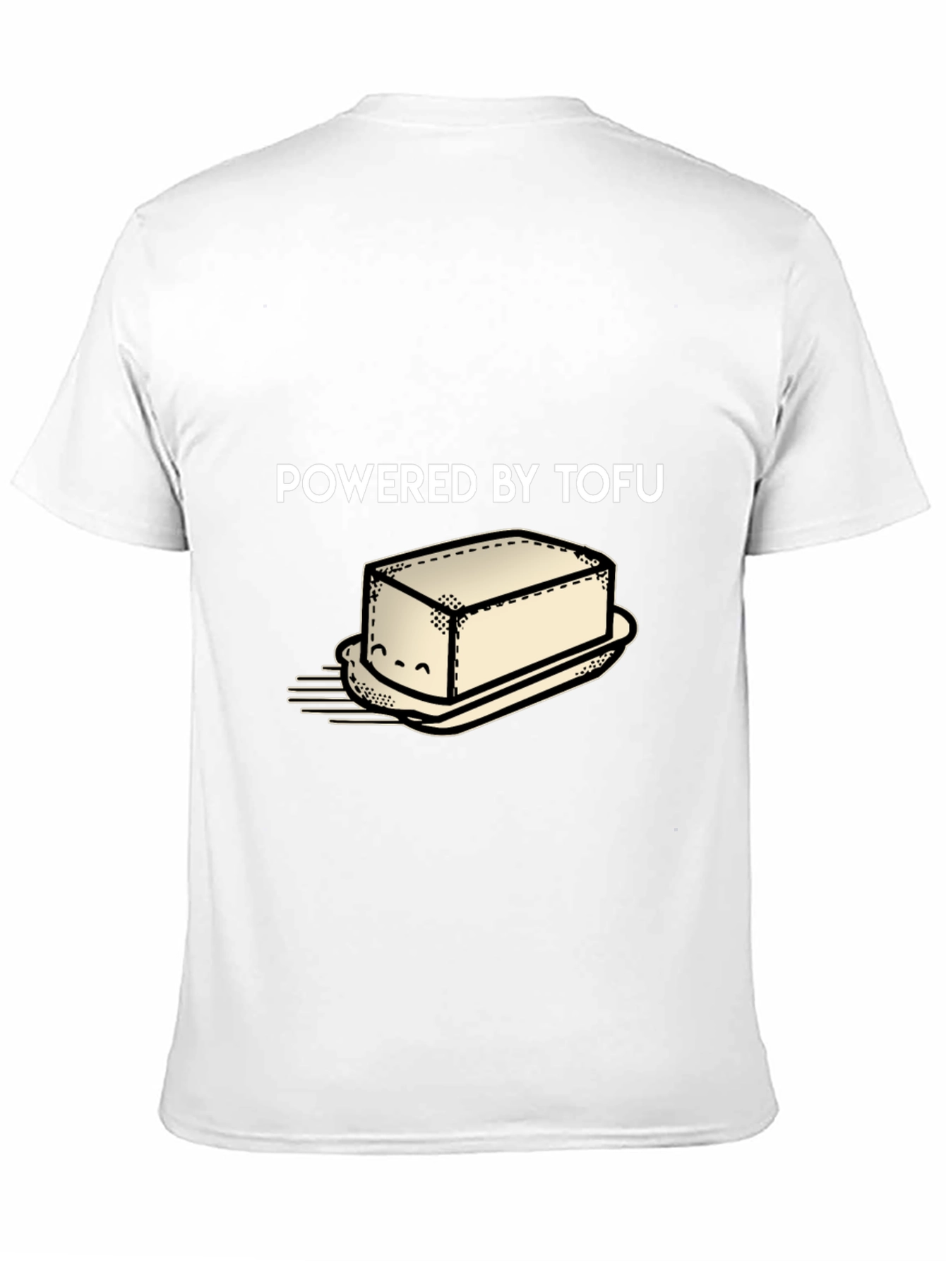 Powered By Tofu Graphic Tee Vegan Shirt
