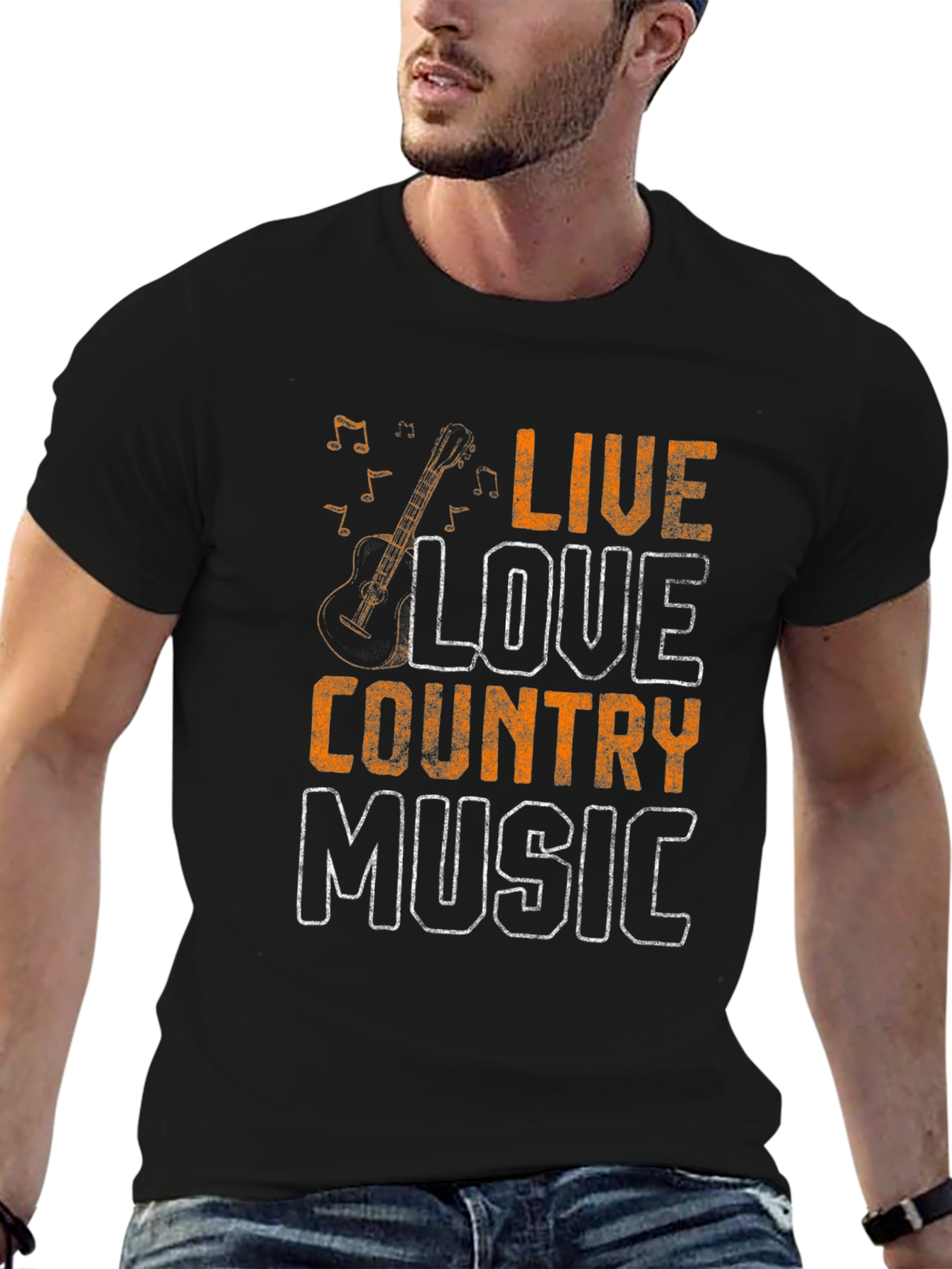 Live Love Country Music Graphic Tee