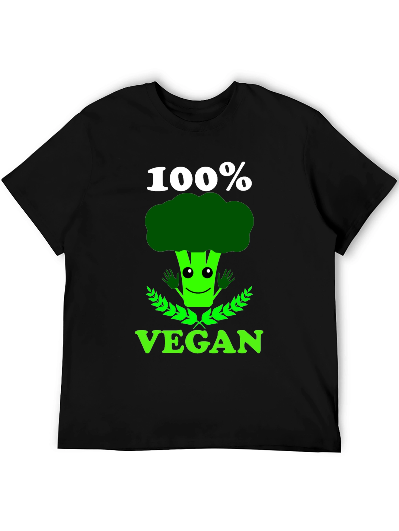 Vegan Broccoli T-Shirt: 100% Vegan Funny Tee