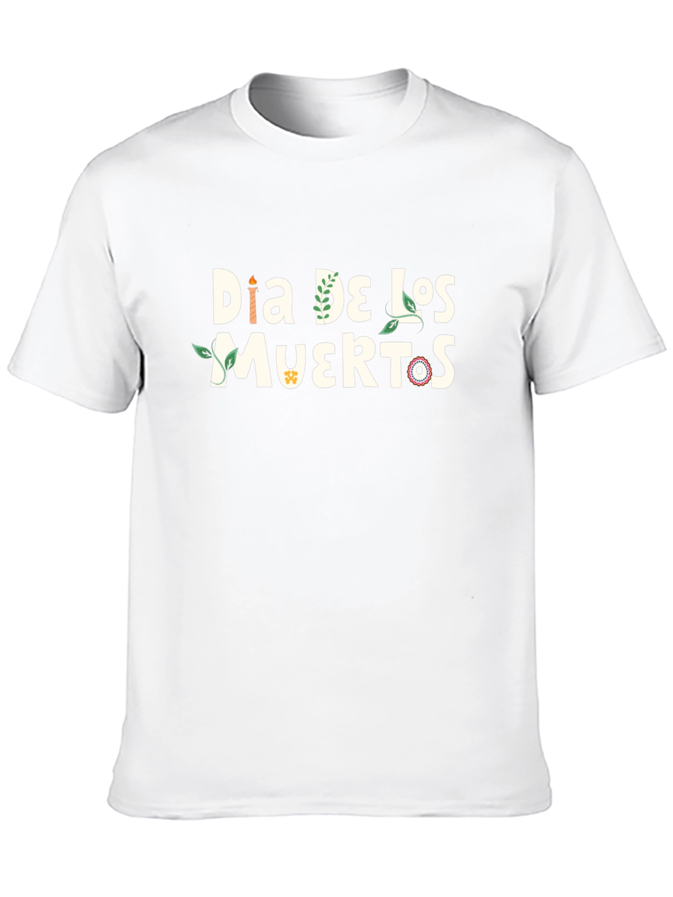 Dia De Los Muertos Graphic Tee - Black