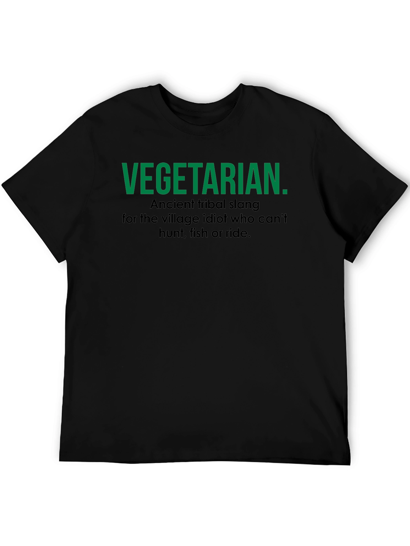 Vegetarian Slang T-Shirt - Humorous Sarcastic Tee