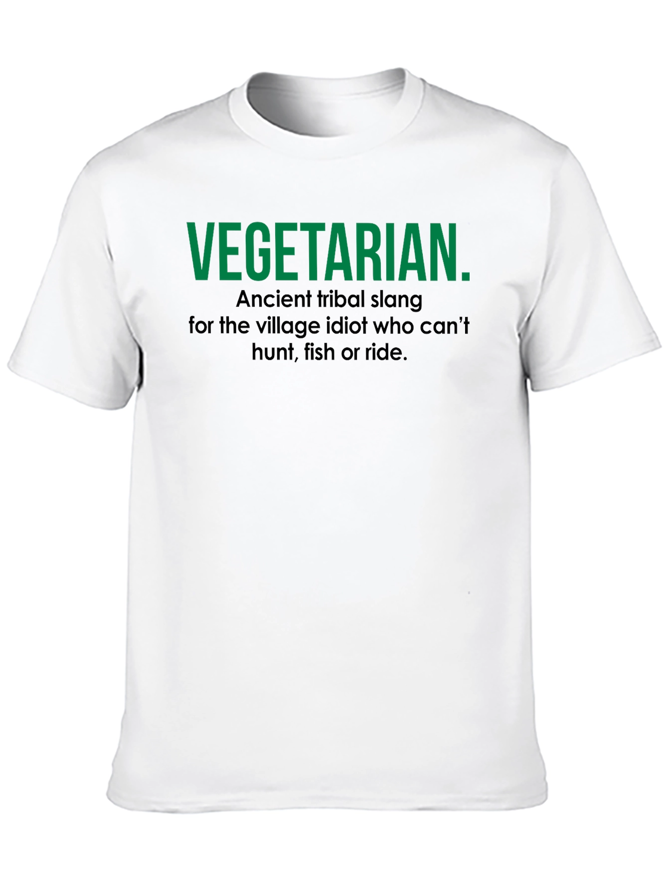 Vegetarian Slang T-Shirt - Humorous Sarcastic Tee