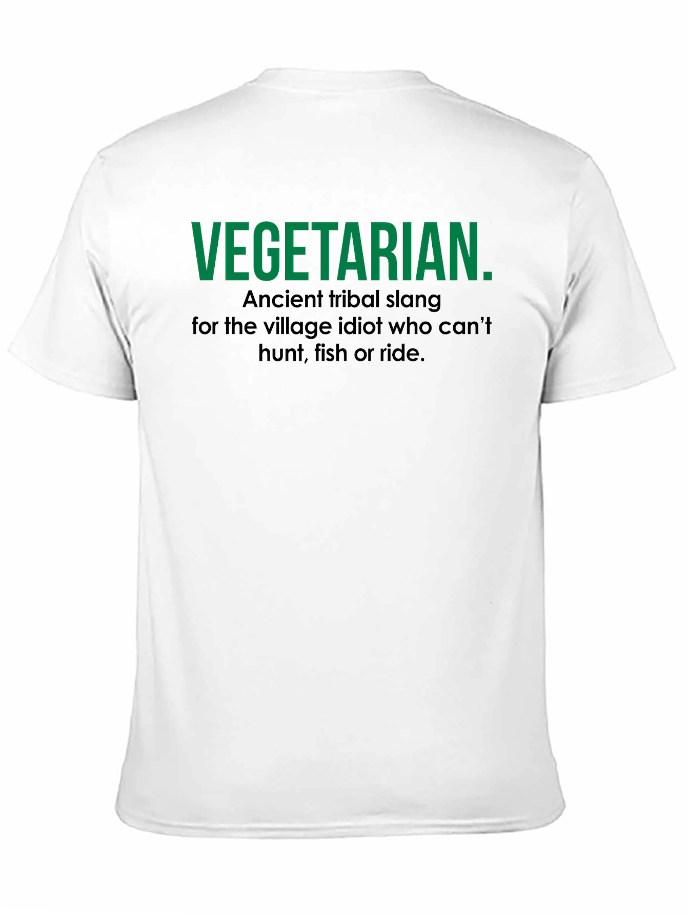 Vegetarian Slang T-Shirt - Humorous Sarcastic Tee