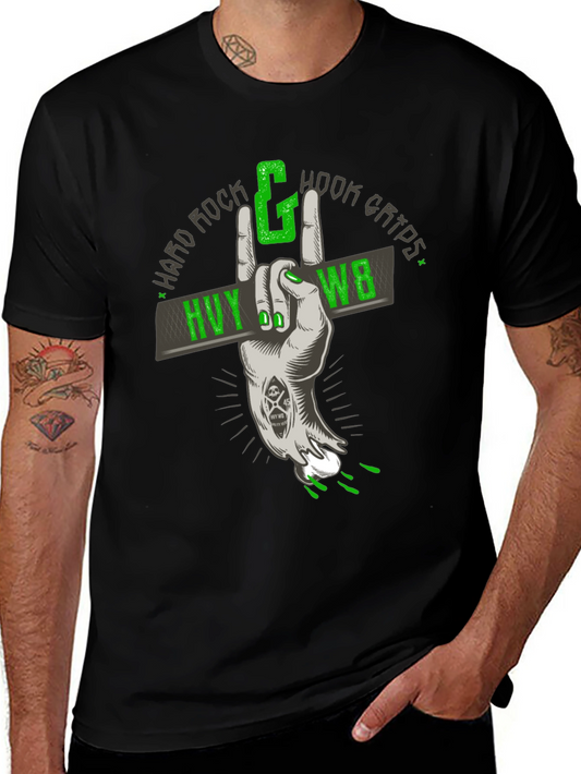 Hard Rock Hook Grips Graphic T-Shirt