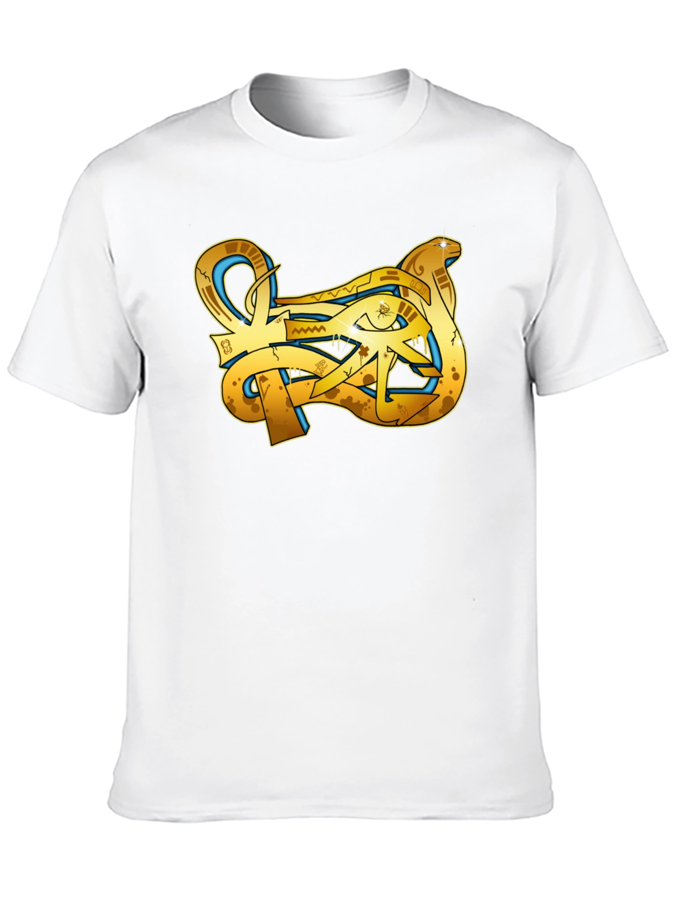 Graphic Tee - Egyptian Eye Design - Soft Cotton