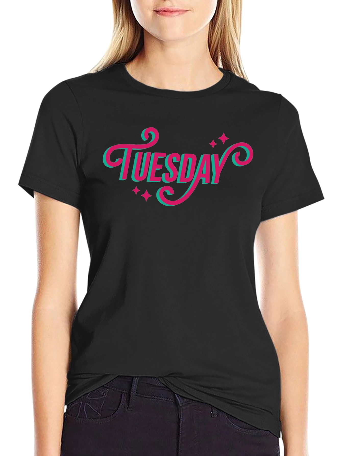 Tuesday Graphic Tee - Black