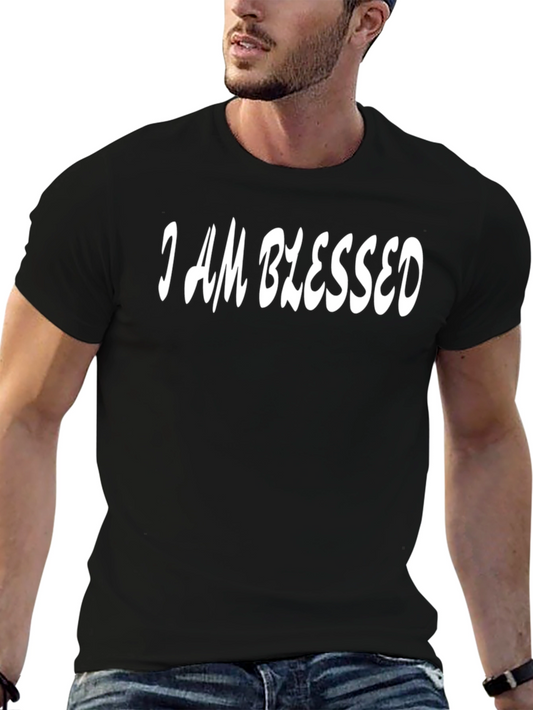 I AM BLESSED Black T-Shirt