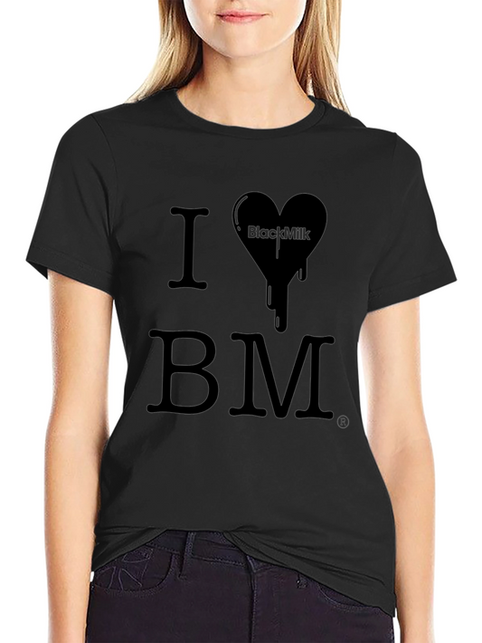 I Love BlackMilk T-Shirt - Black Graphic Tee