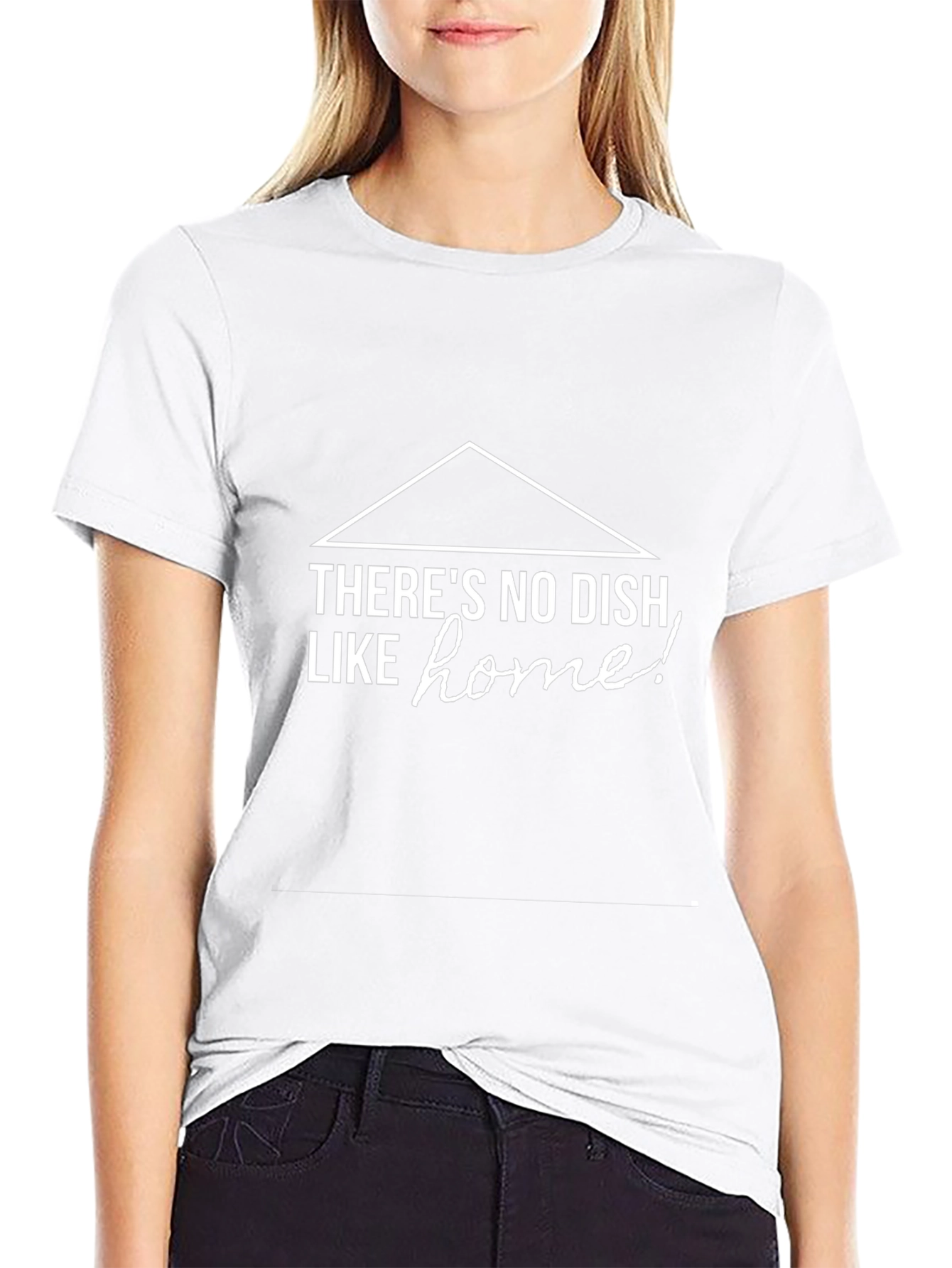 Theres No Dish Like Home Black T-Shirt