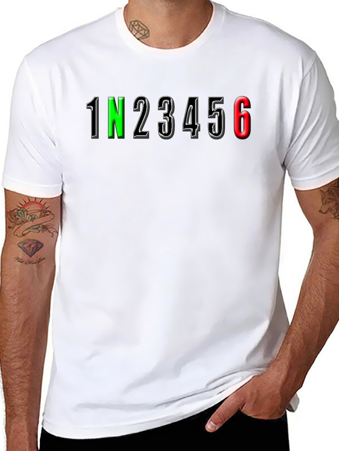 Motorcycle Gear Shift Pattern T-Shirt