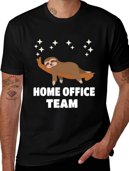 Home Office Team Sloth Graphic Tee