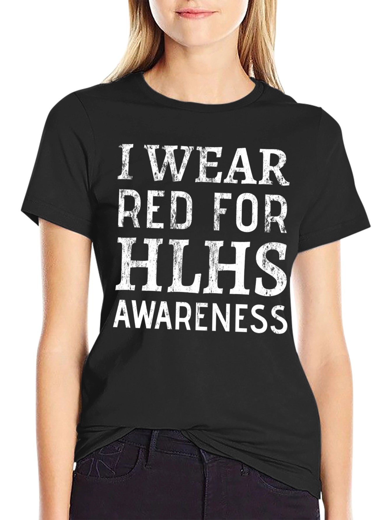 HLHS Awareness T-Shirt - I Wear Red