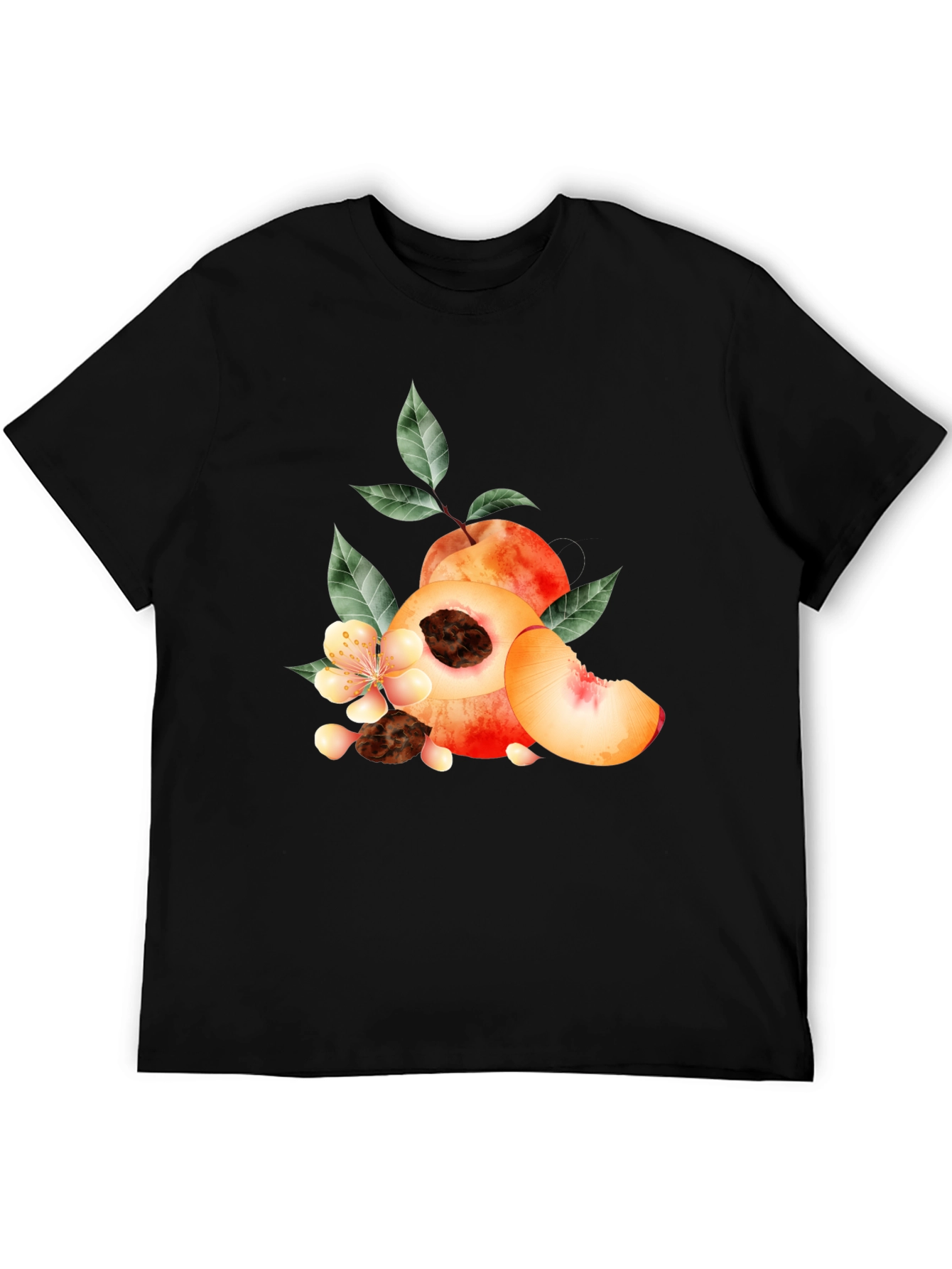 Peach Graphic T-Shirt