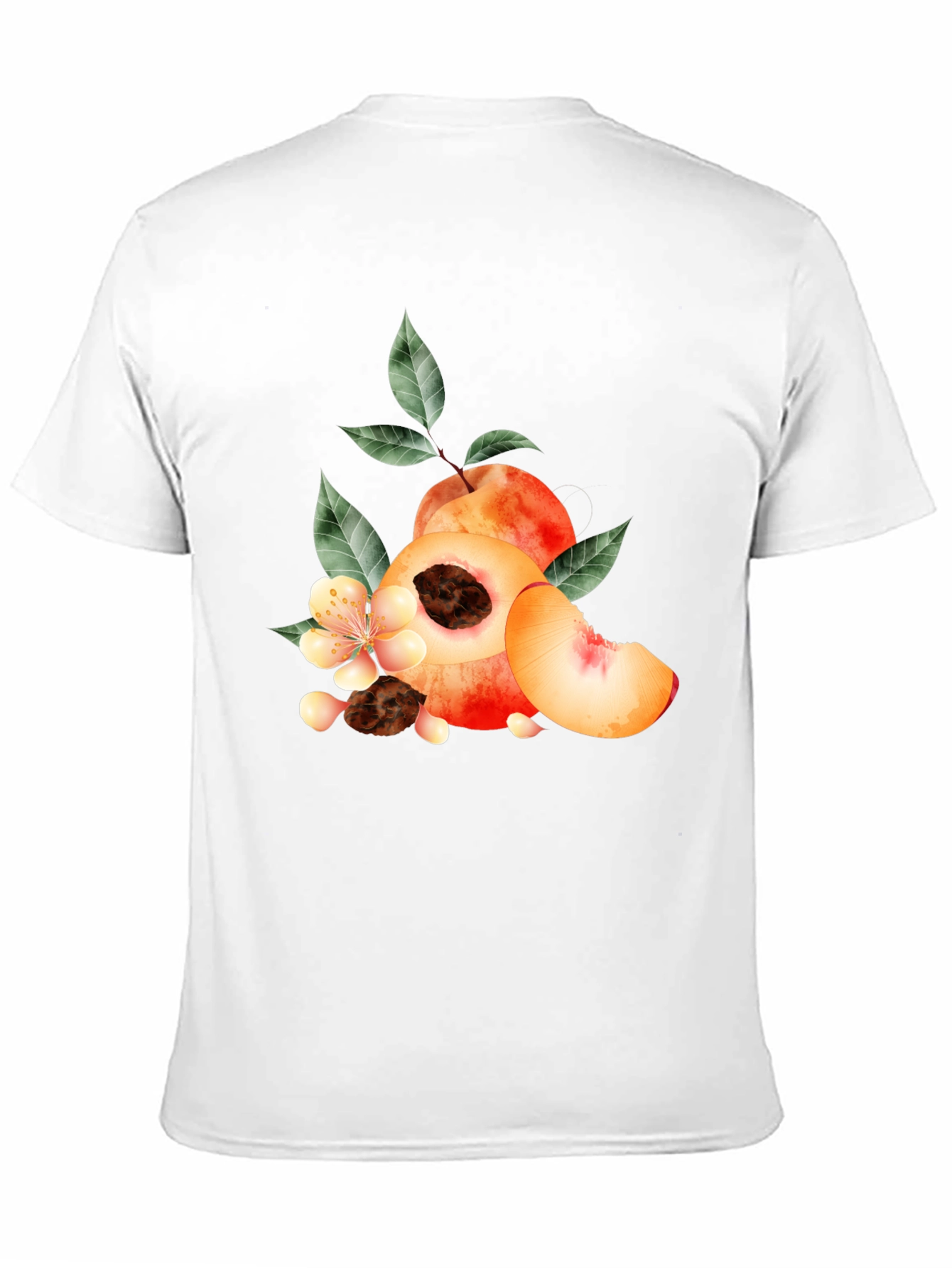 Peach Graphic T-Shirt