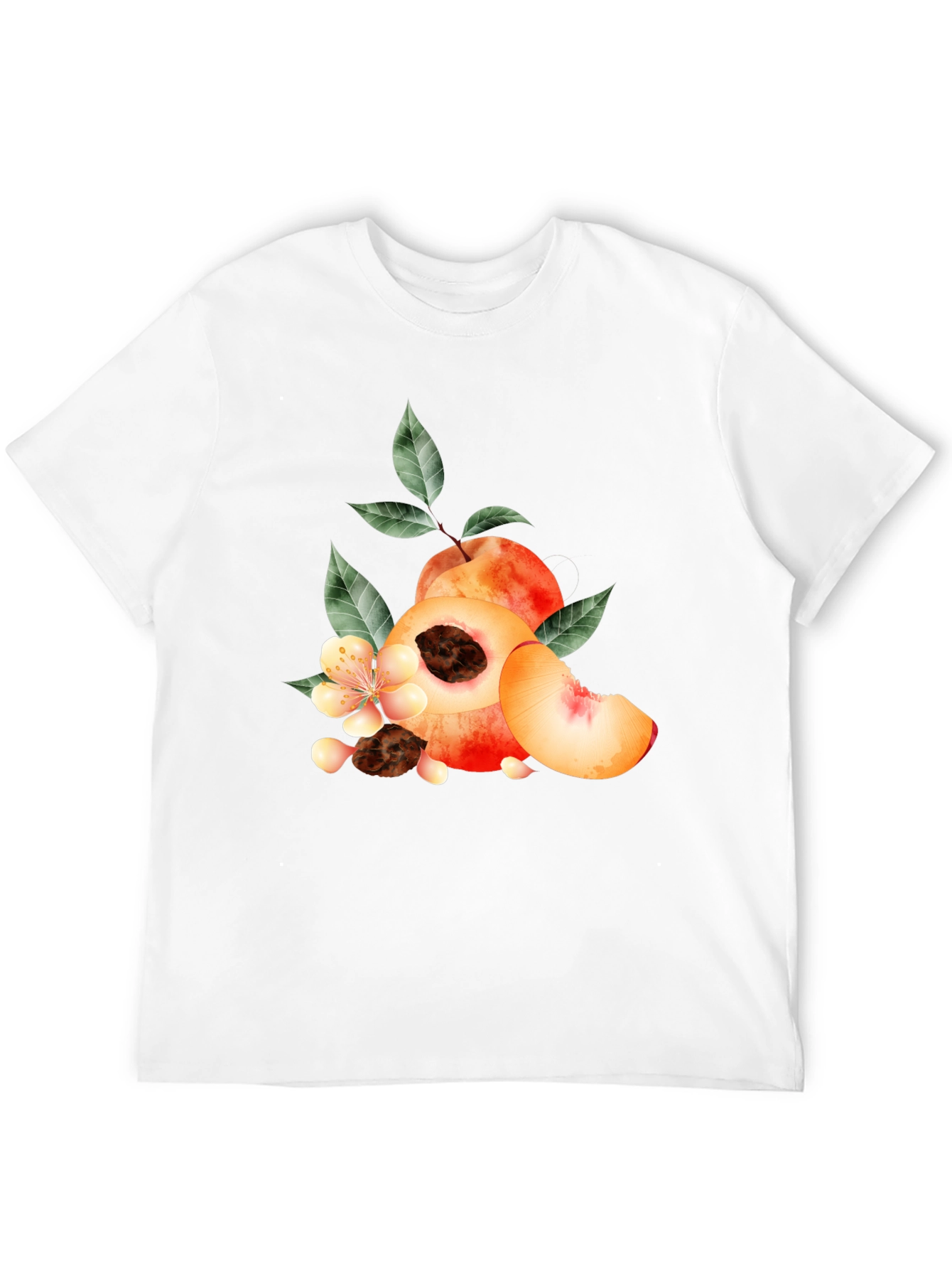 Peach Graphic T-Shirt