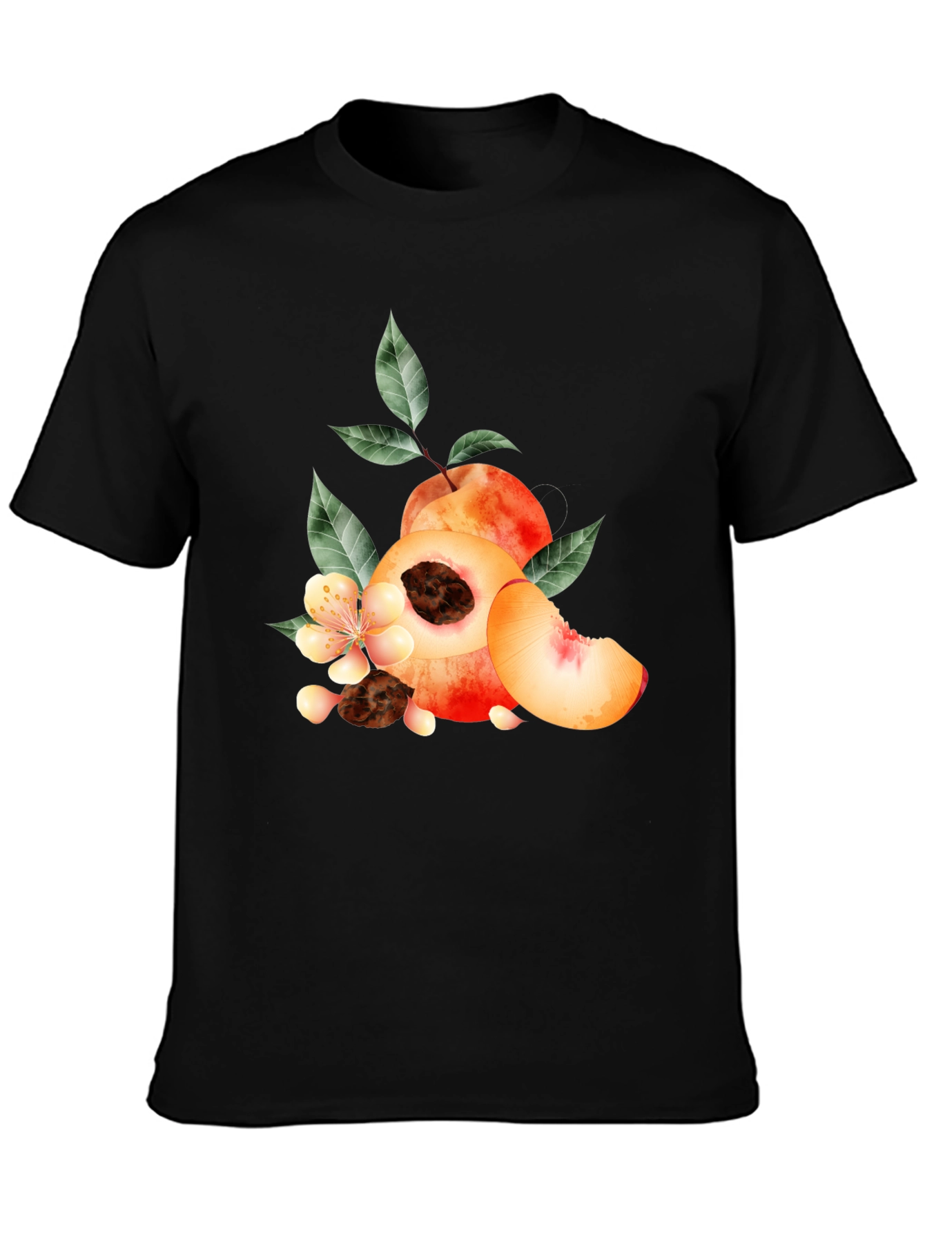 Peach Graphic T-Shirt