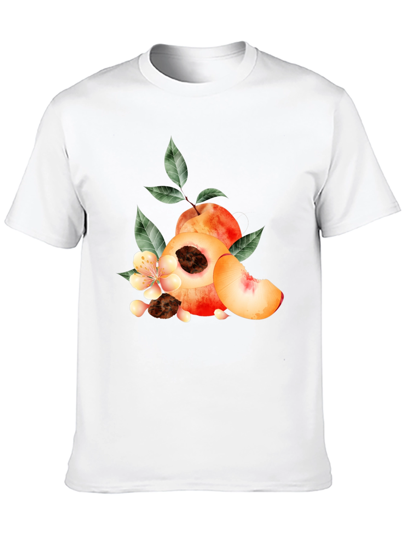 Peach Graphic T-Shirt