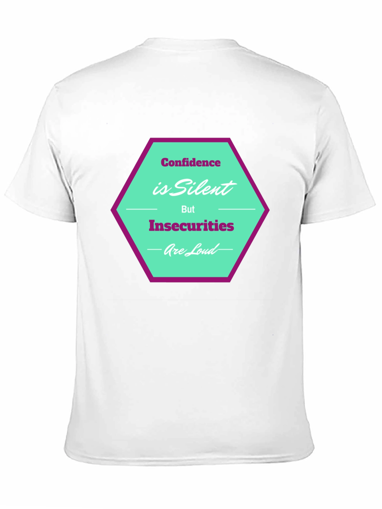 Confidence is Silent T-Shirt - Stylish Graphic Tee