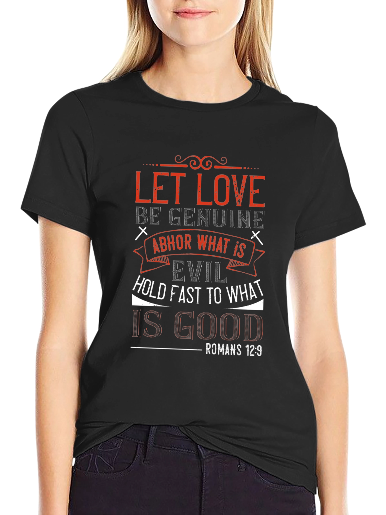 Let Love Be Genuine Graphic T-Shirt