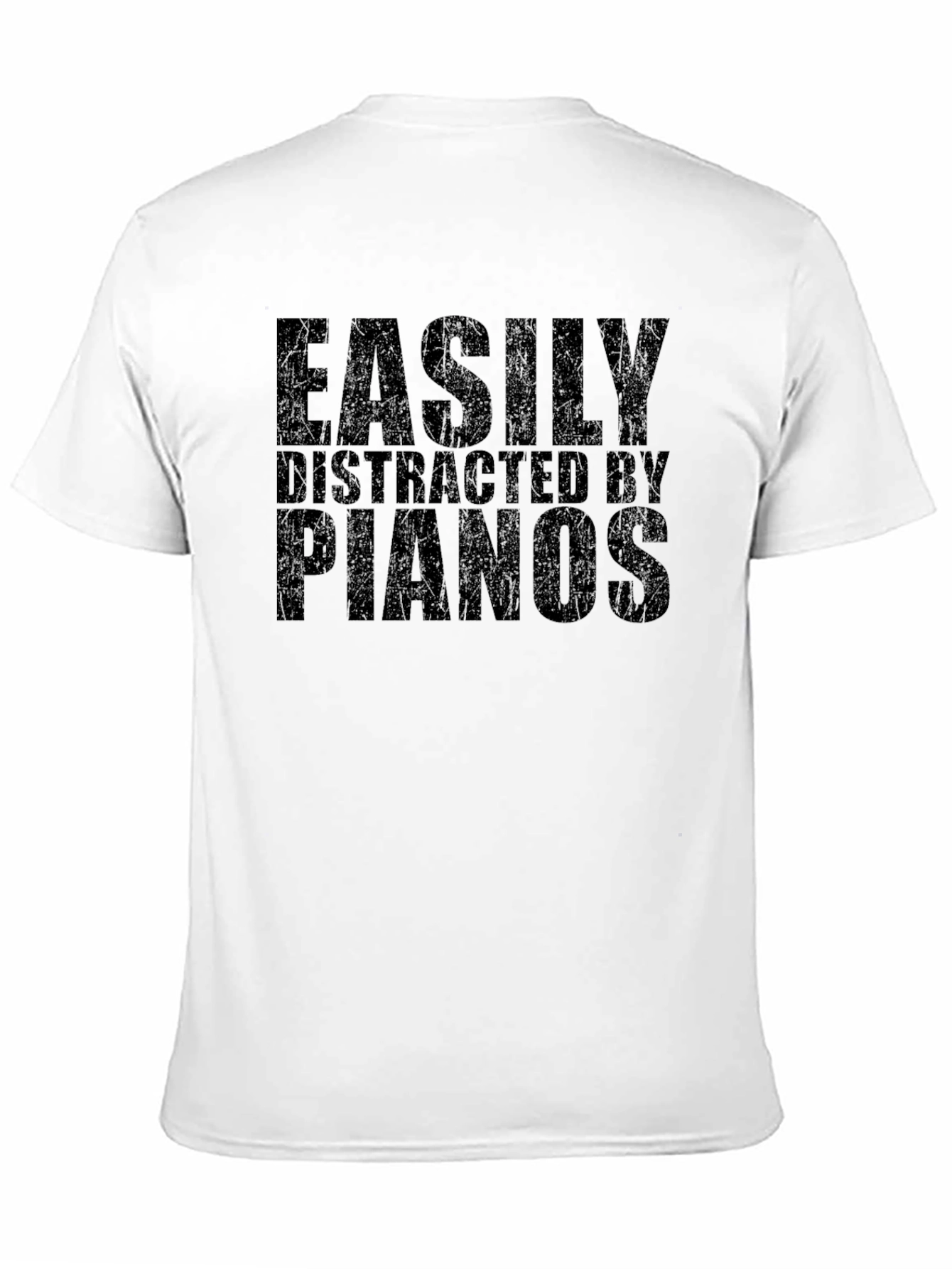 Easily Distracted by Pianos Graphic T-Shirt