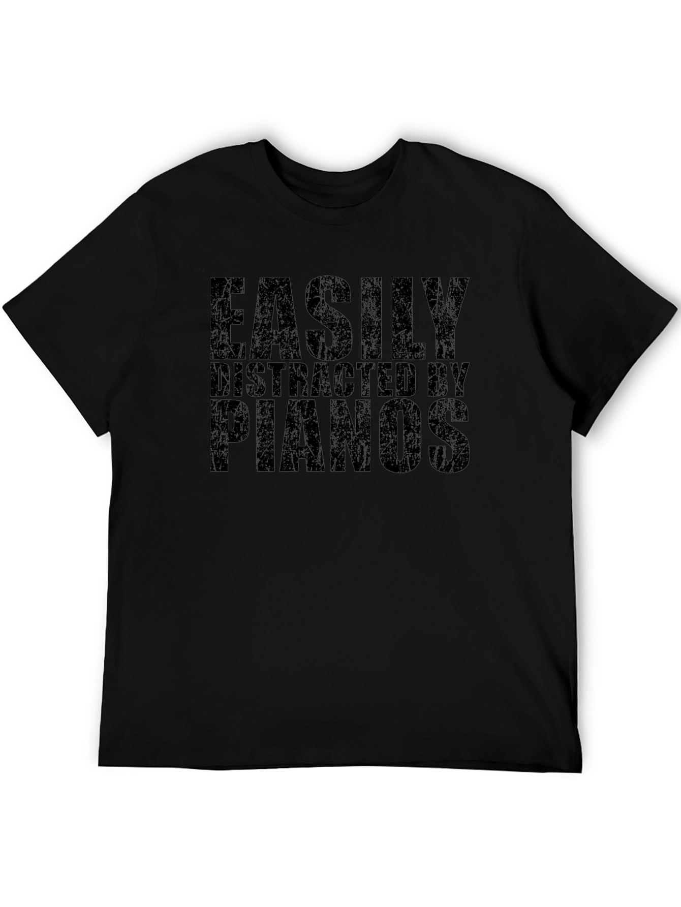 Easily Distracted by Pianos Graphic T-Shirt