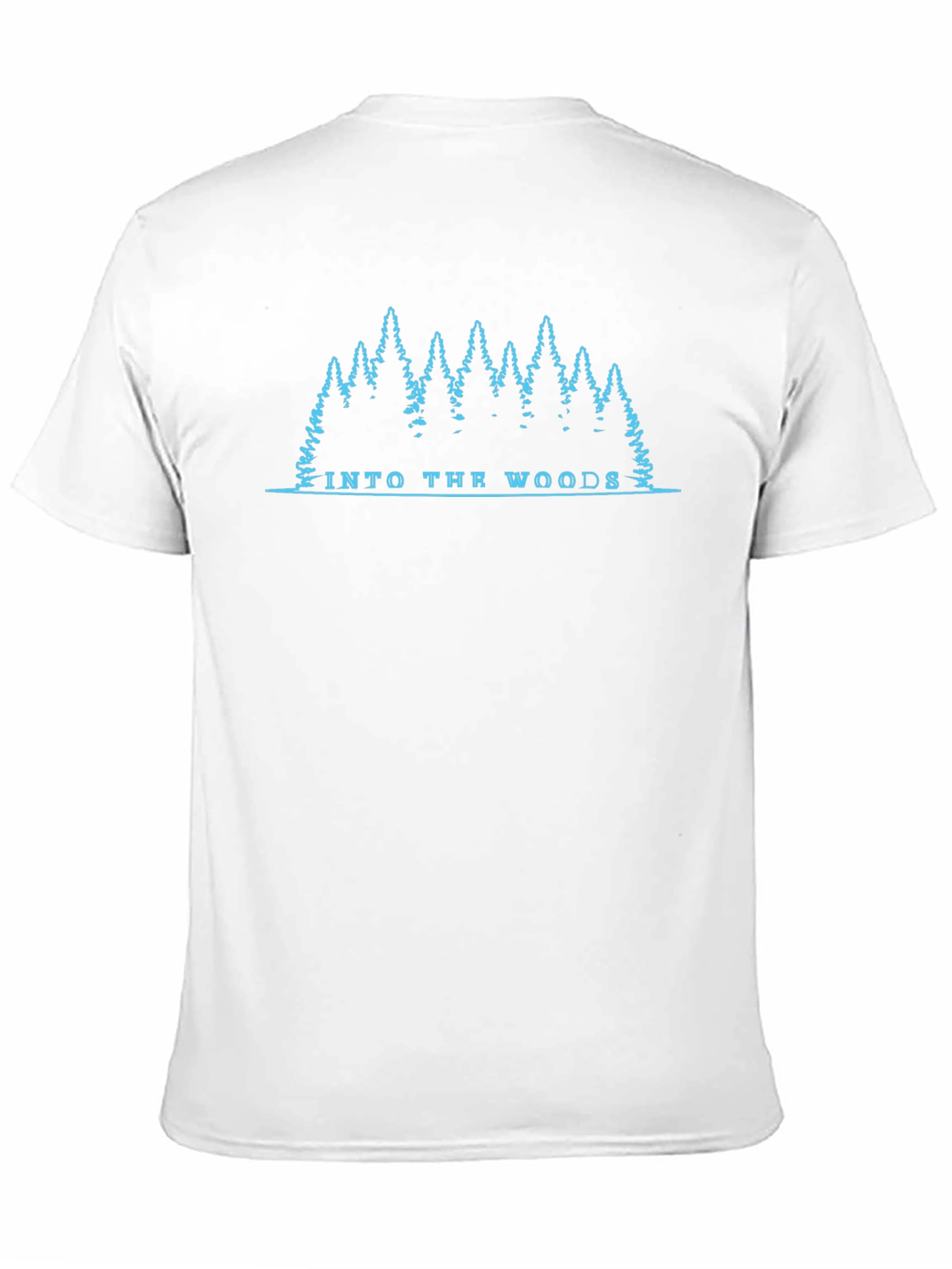 Into the Woods Graphic Print Tee - Black