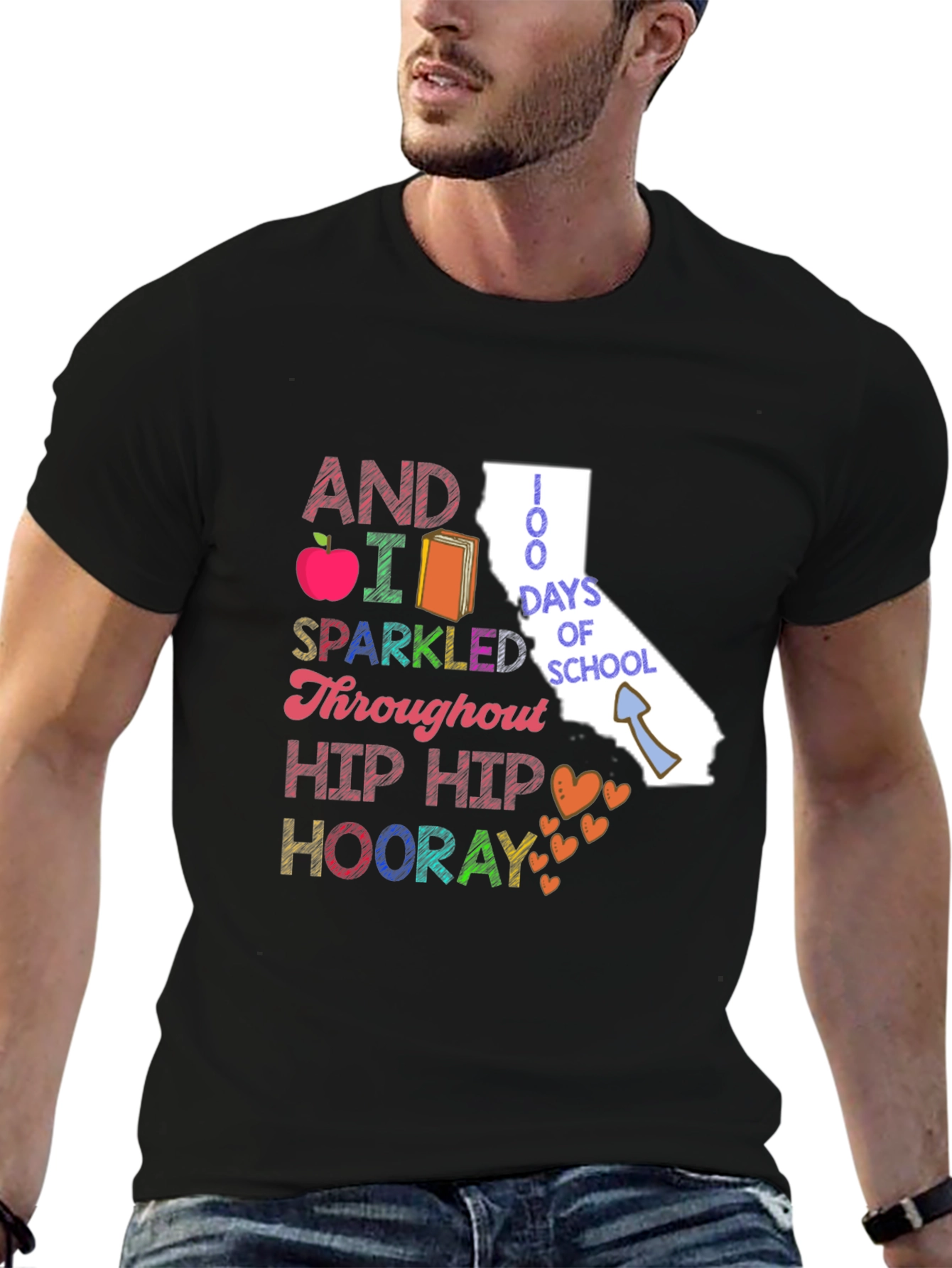 100 Days of School Graphic T-Shirt