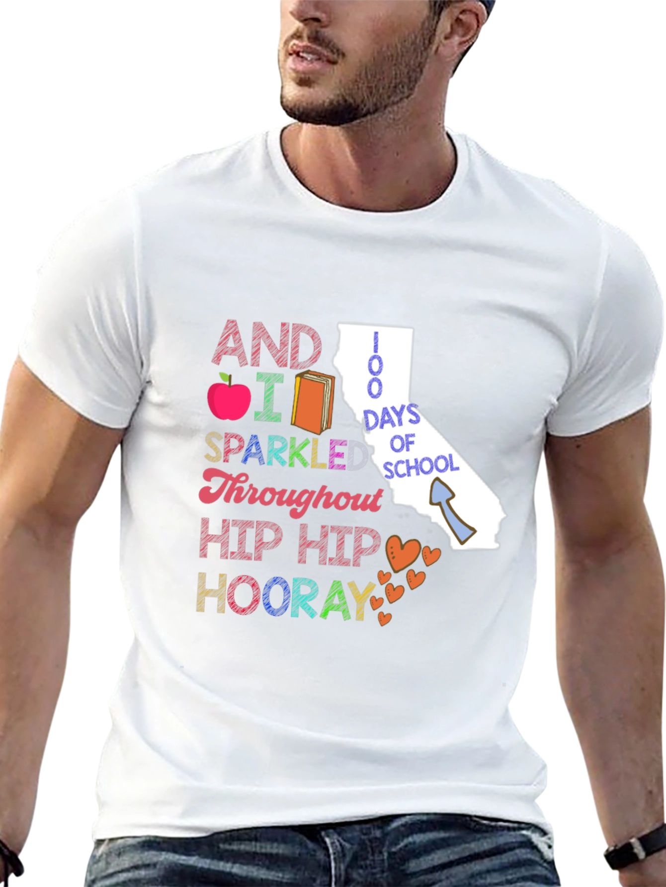 100 Days of School Graphic T-Shirt