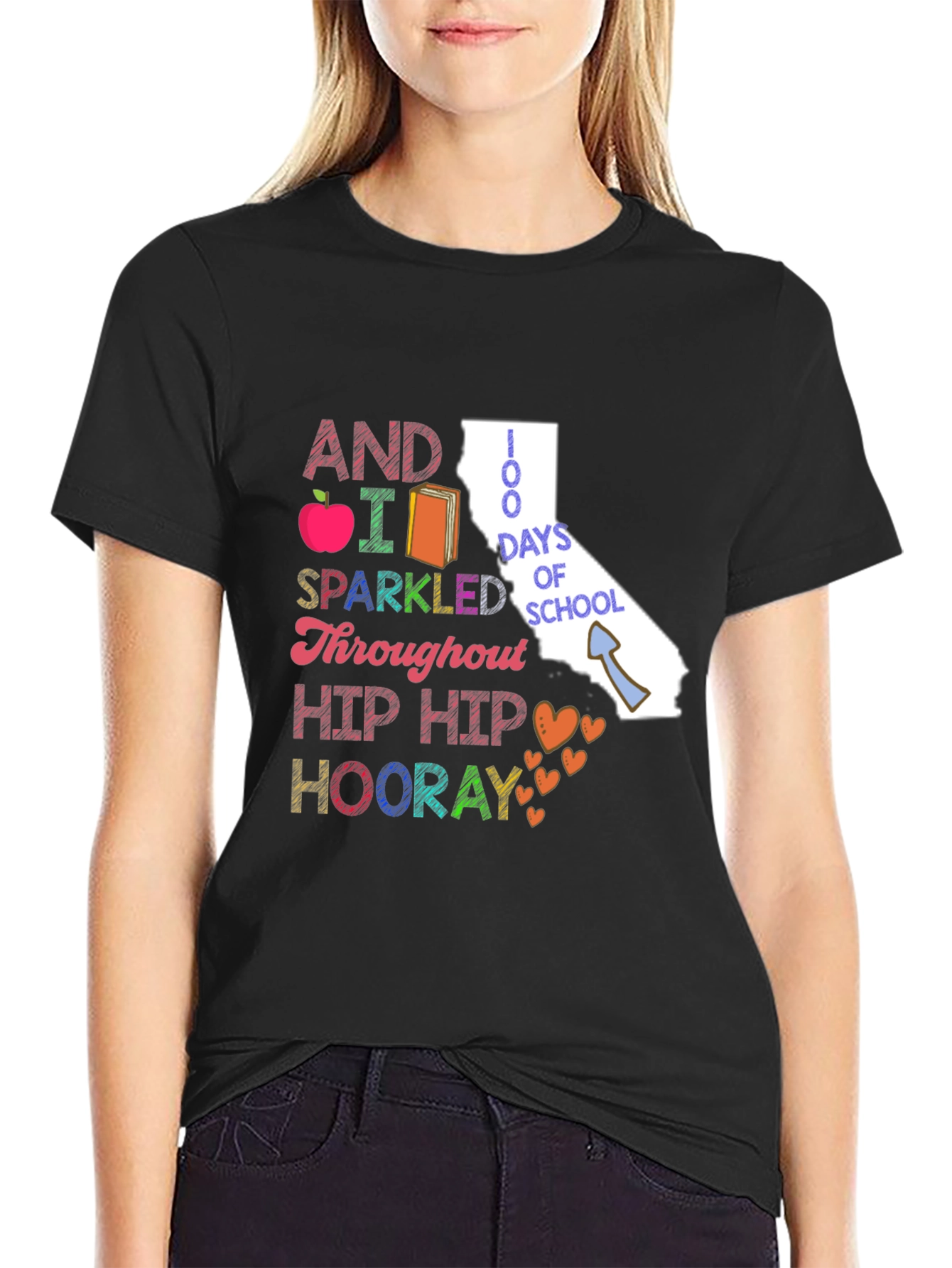 100 Days of School Graphic T-Shirt