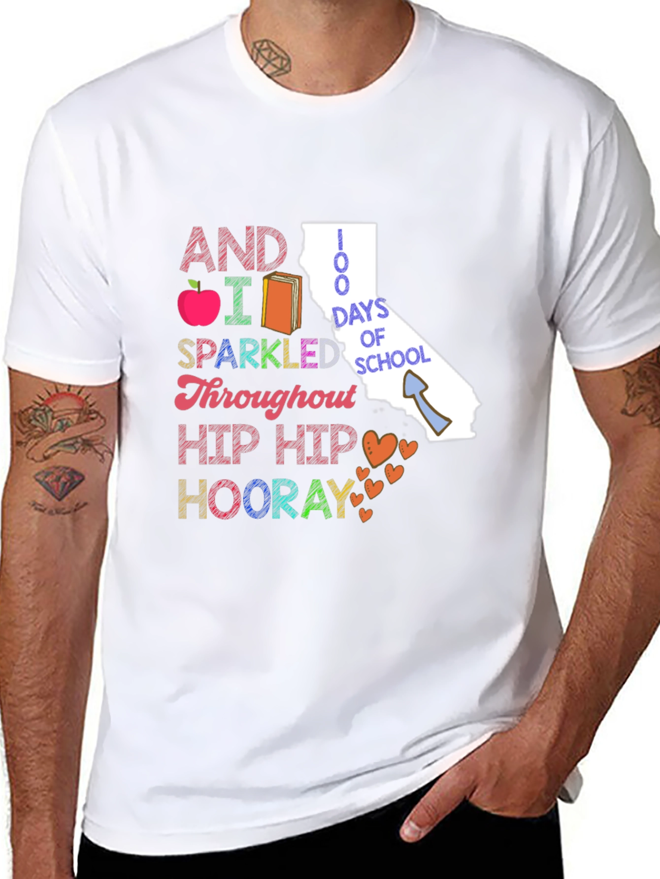 100 Days of School Graphic T-Shirt