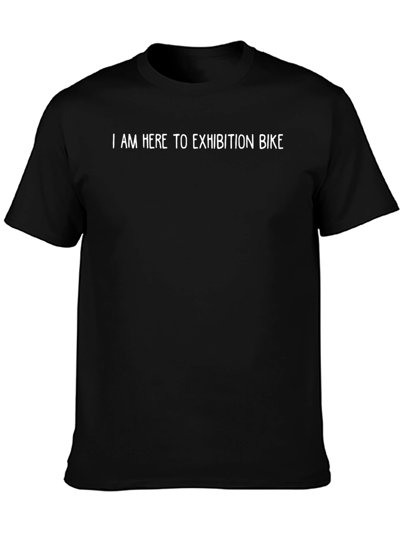 Exhibition Bike T-Shirt - Classic Black Cotton Tee