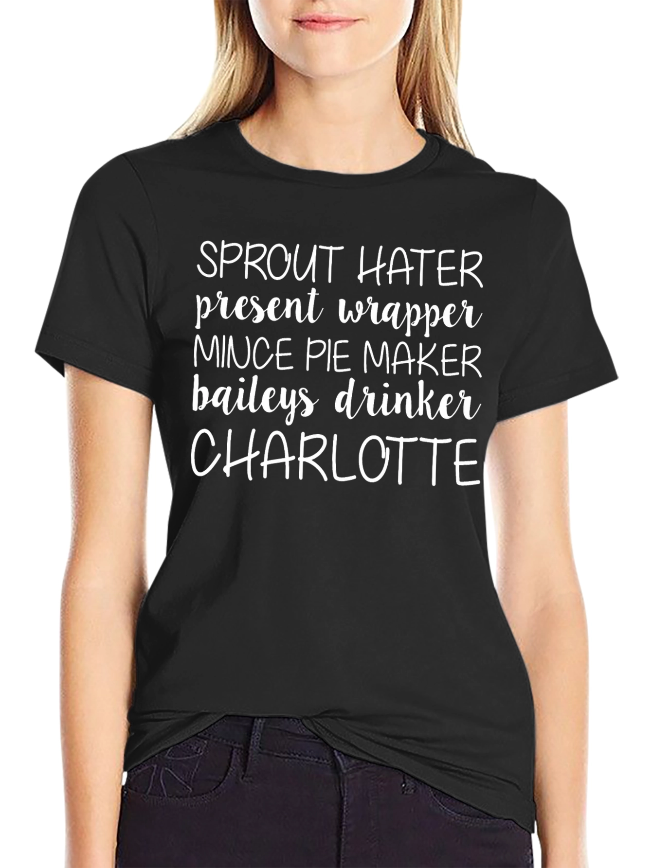 Funny Christmas T-Shirt - Sprout Hater Charlotte