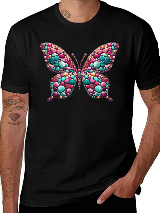 Butterfly Gemstone Graphic T-Shirt