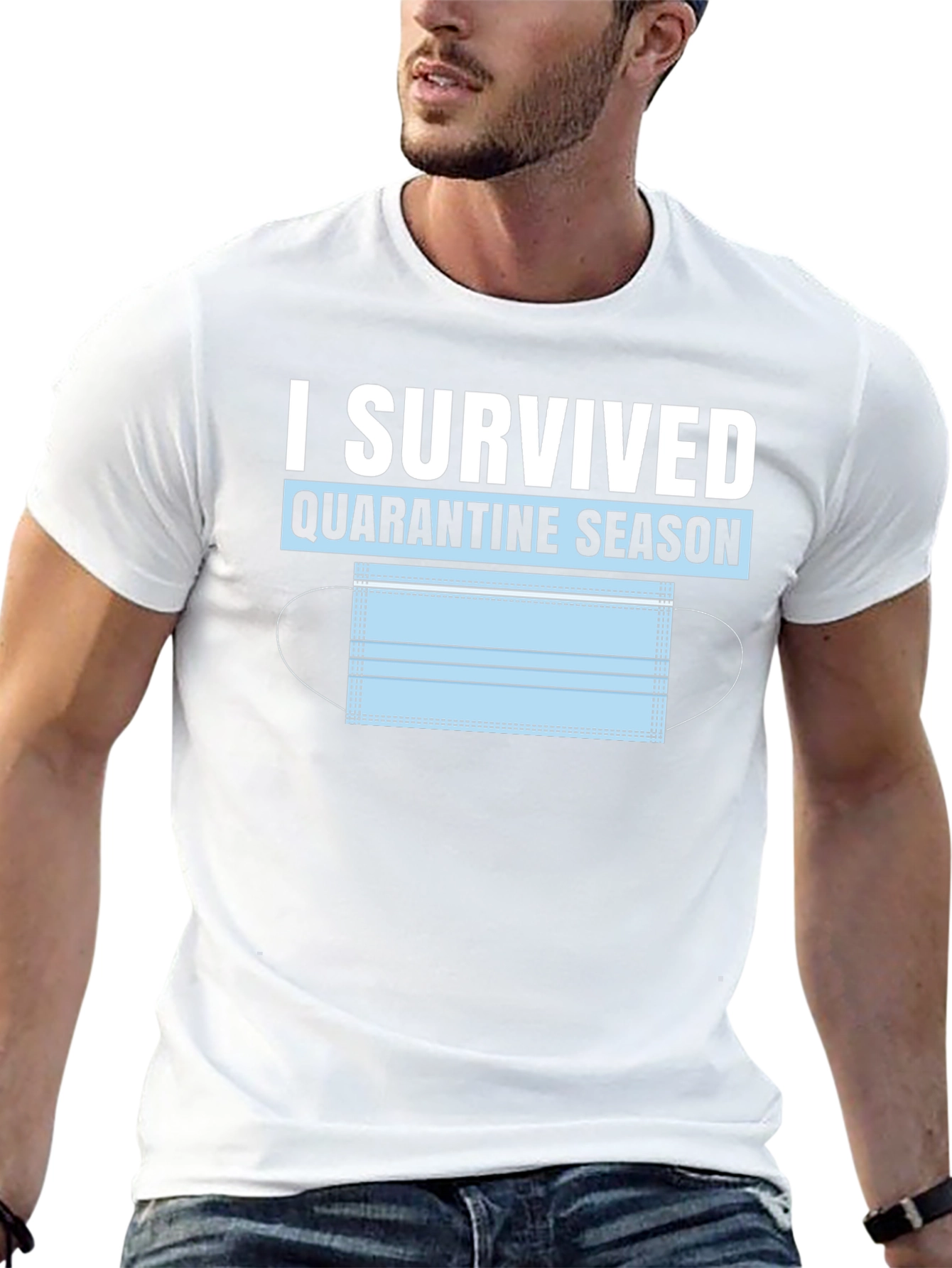 I Survived Quarantine Season Black T-Shirt