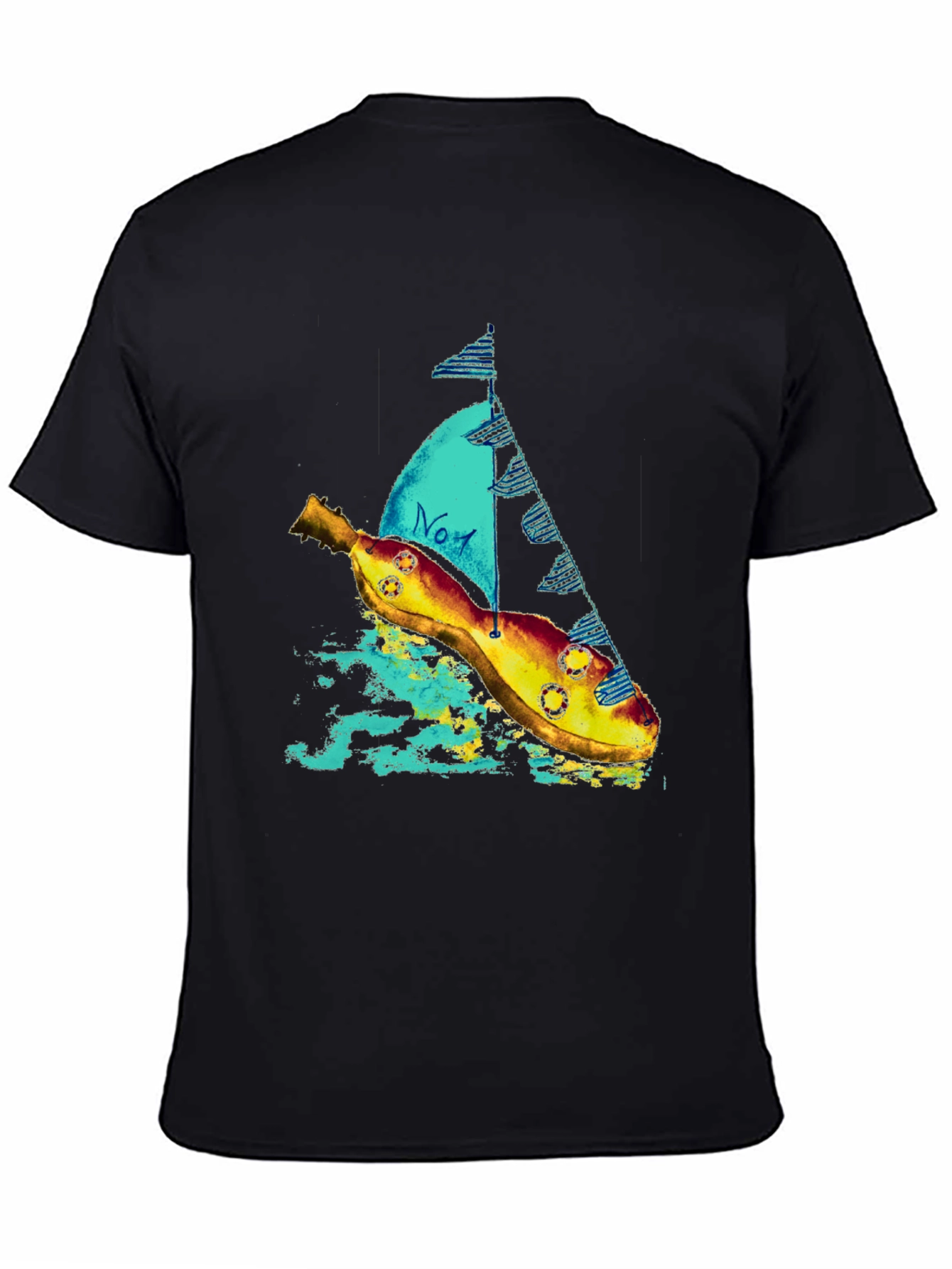 Banana Sailboat Graphic Tee - Quirky Style
