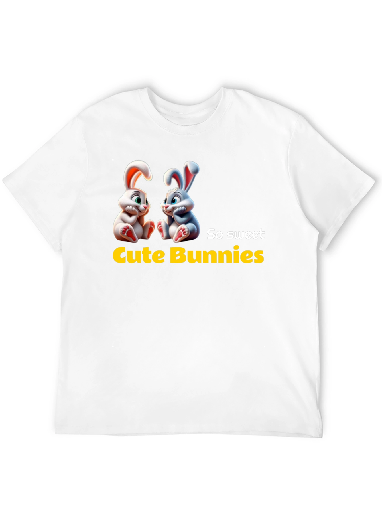 Cute Bunnies Graphic Tee - So Sweet!