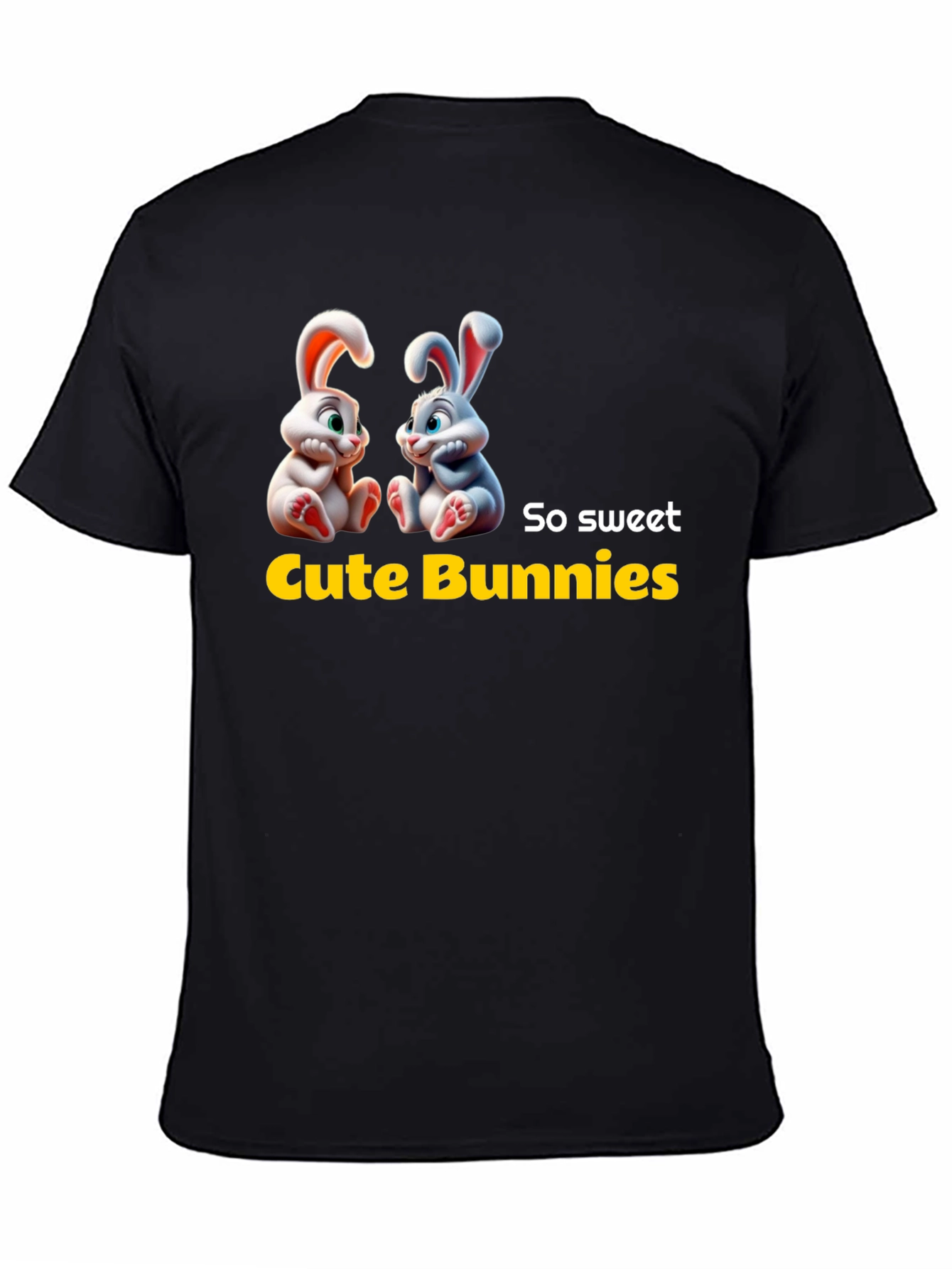 Cute Bunnies Graphic Tee - So Sweet!