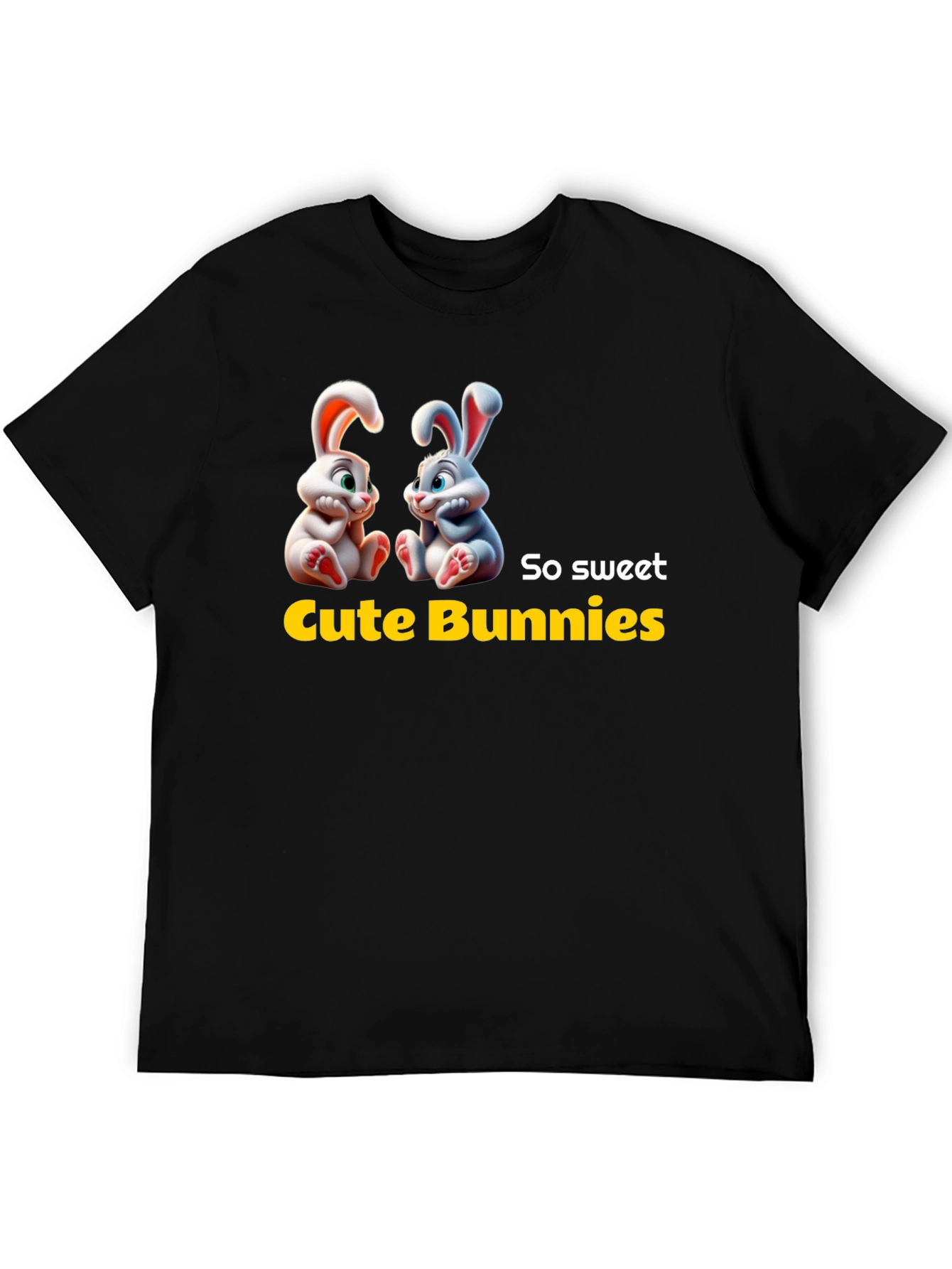 Cute Bunnies Graphic Tee - So Sweet!