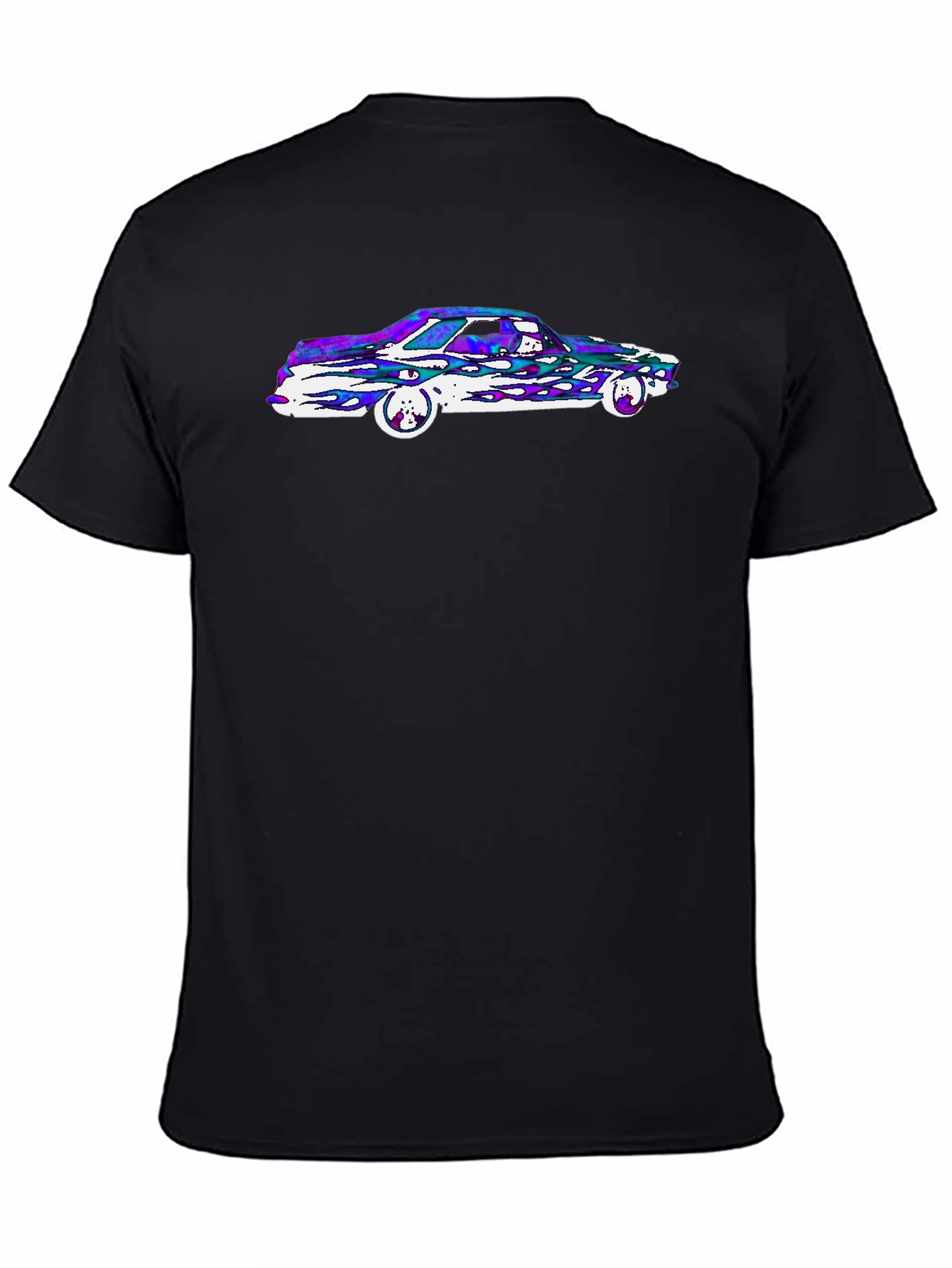 Retro Car Graphic Tee - Black