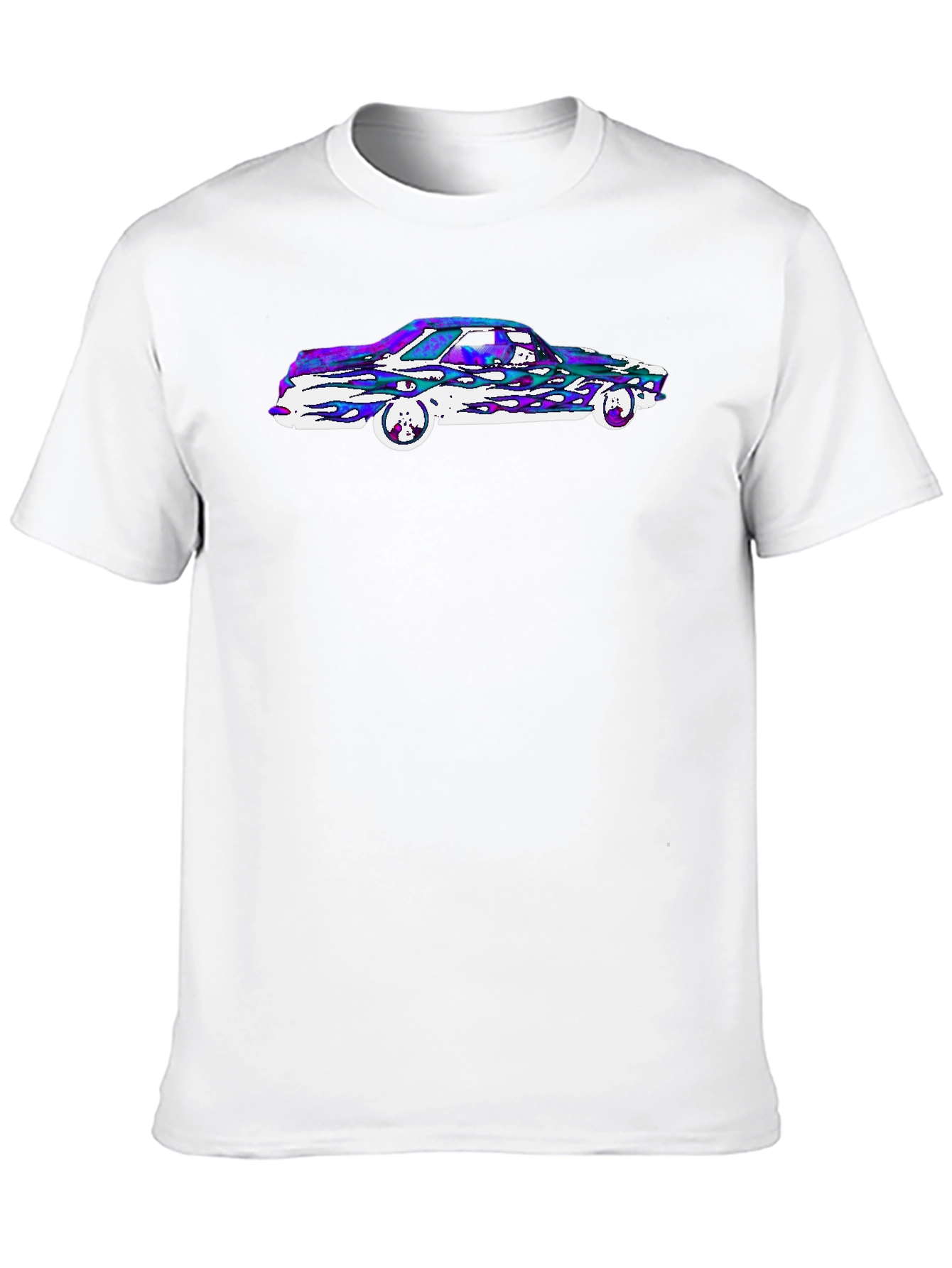 Retro Car Graphic Tee - Black