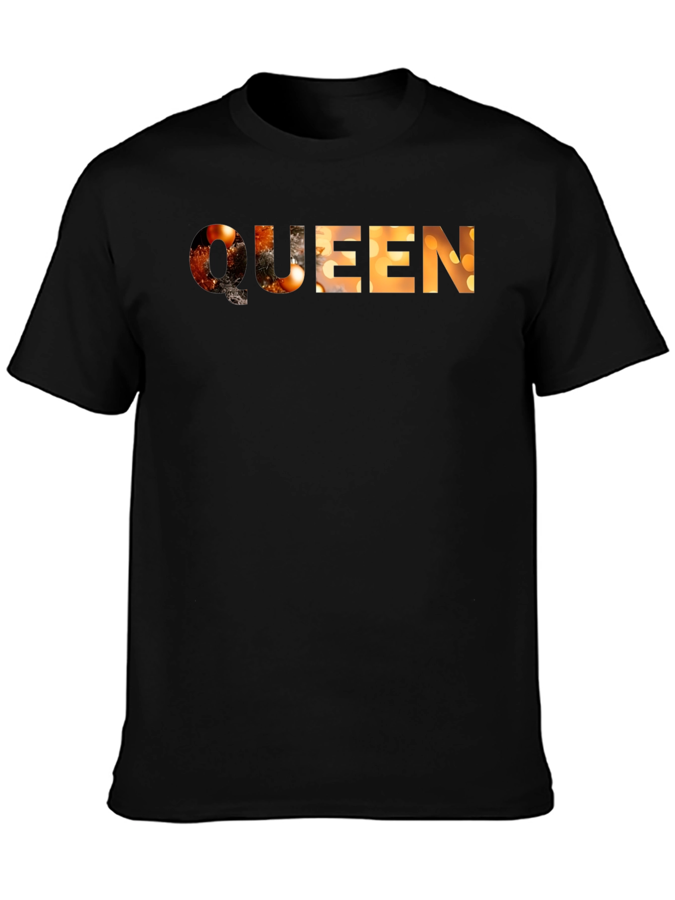 Queen Graphic Tee - Black Cotton T-Shirt
