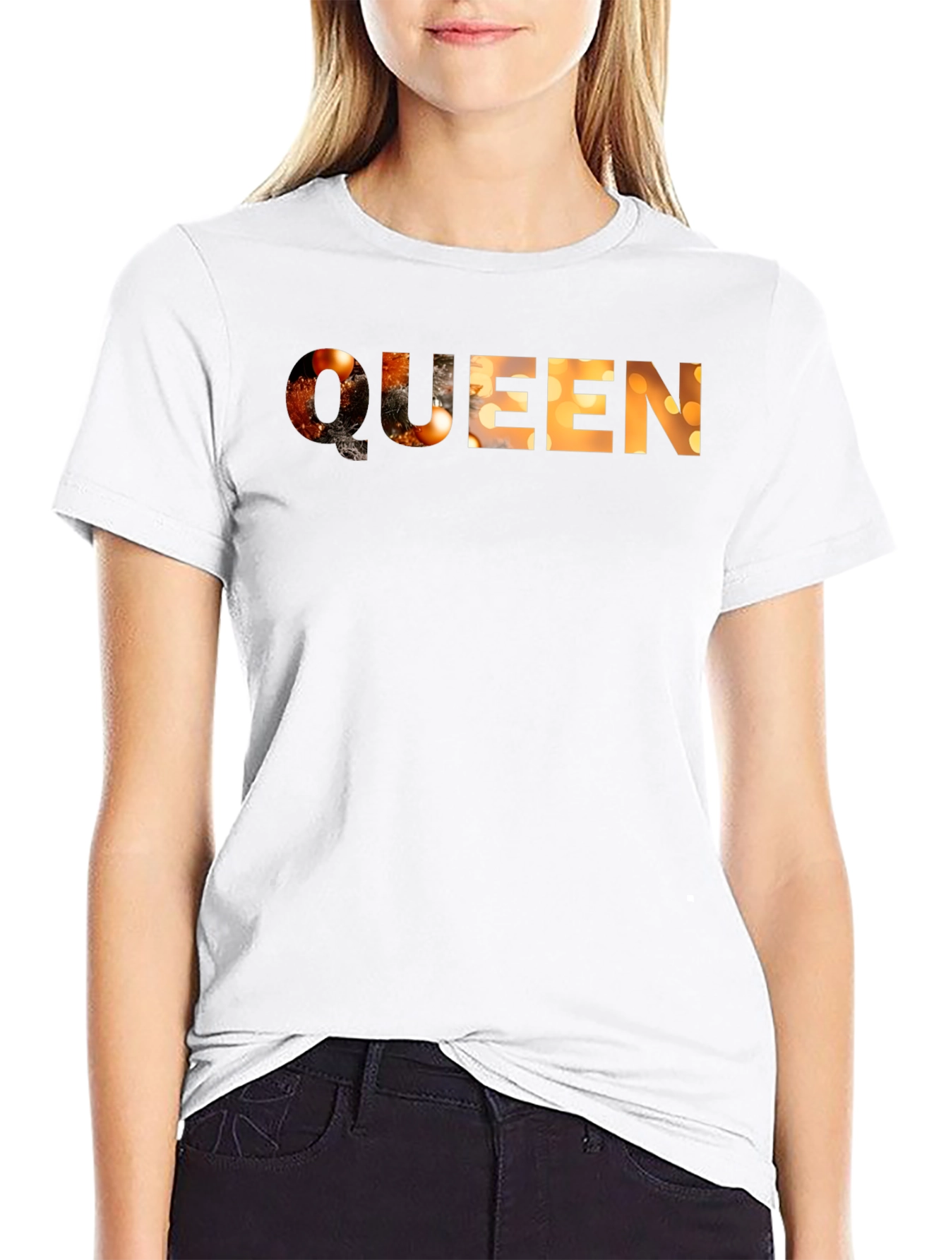 Queen Graphic Tee - Black Cotton T-Shirt