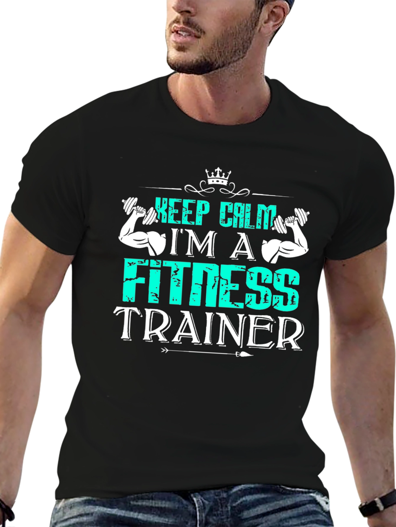 Keep Calm Fitness Trainer T-Shirt